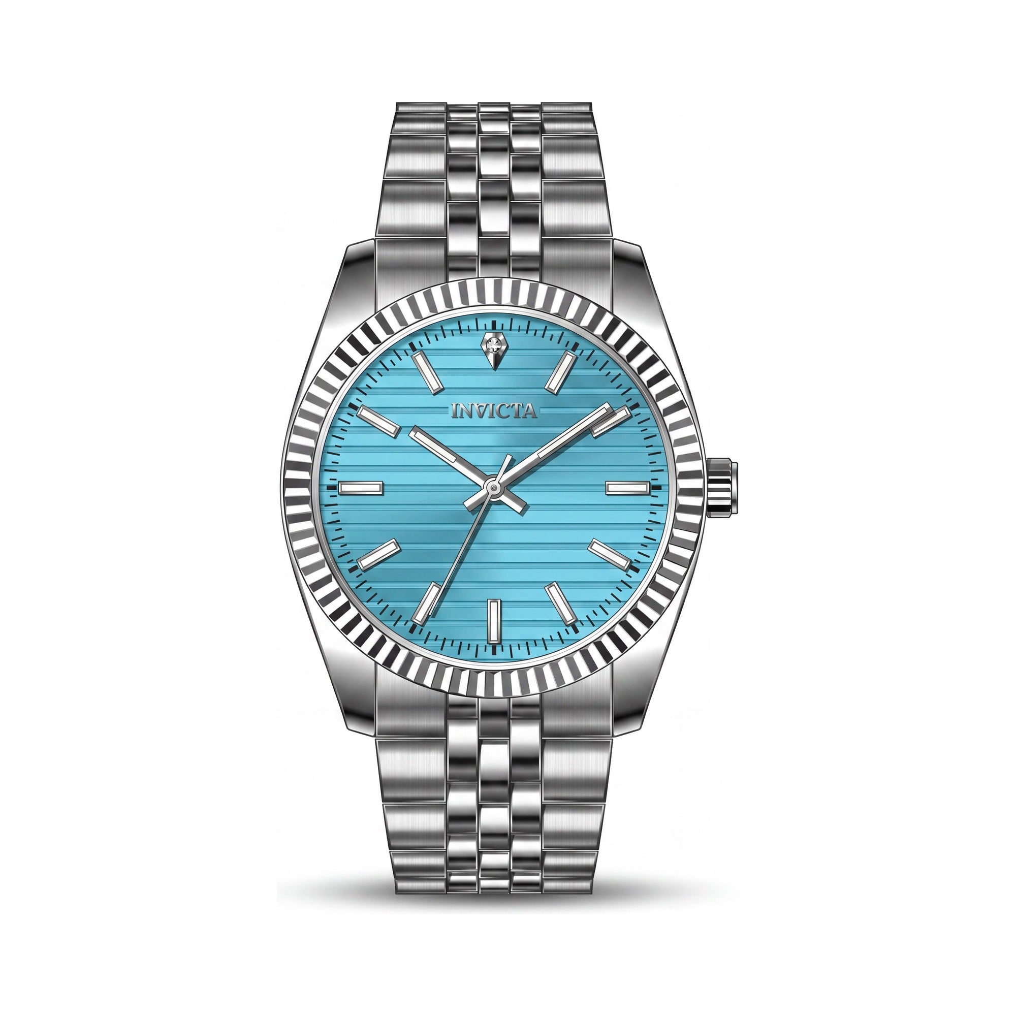 Invicta Celestial 69173 Reloj de pulsera de cuarzo para hombre, 36 mm, acero inoxidable, esfera azul, resistente al agua 3 ATM, Photo 1