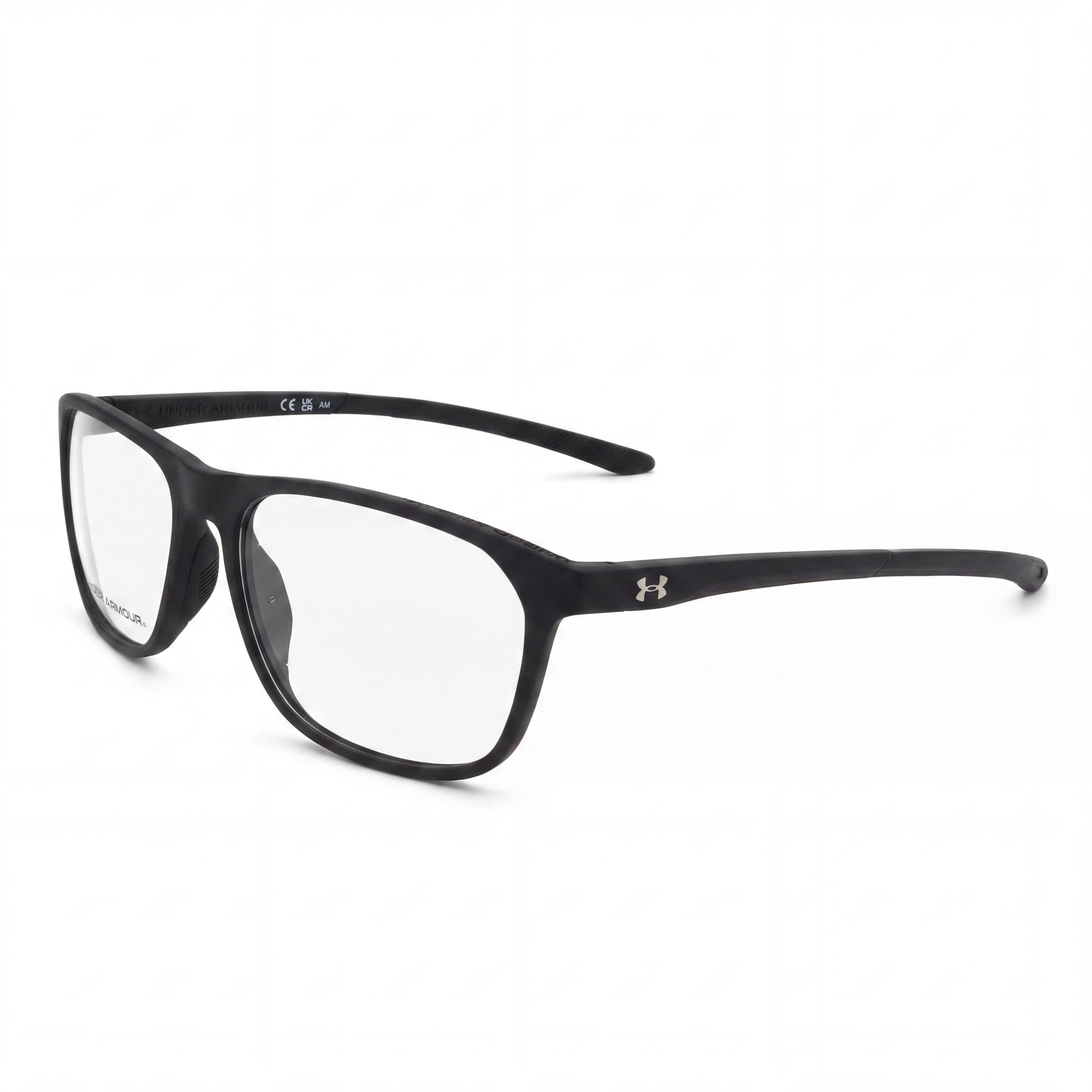 Under Armour UA 5030 Rectangle Eyeglasses, Unisex Polyamide Frame, Matt Black, Size 55-16-135, Photo 1