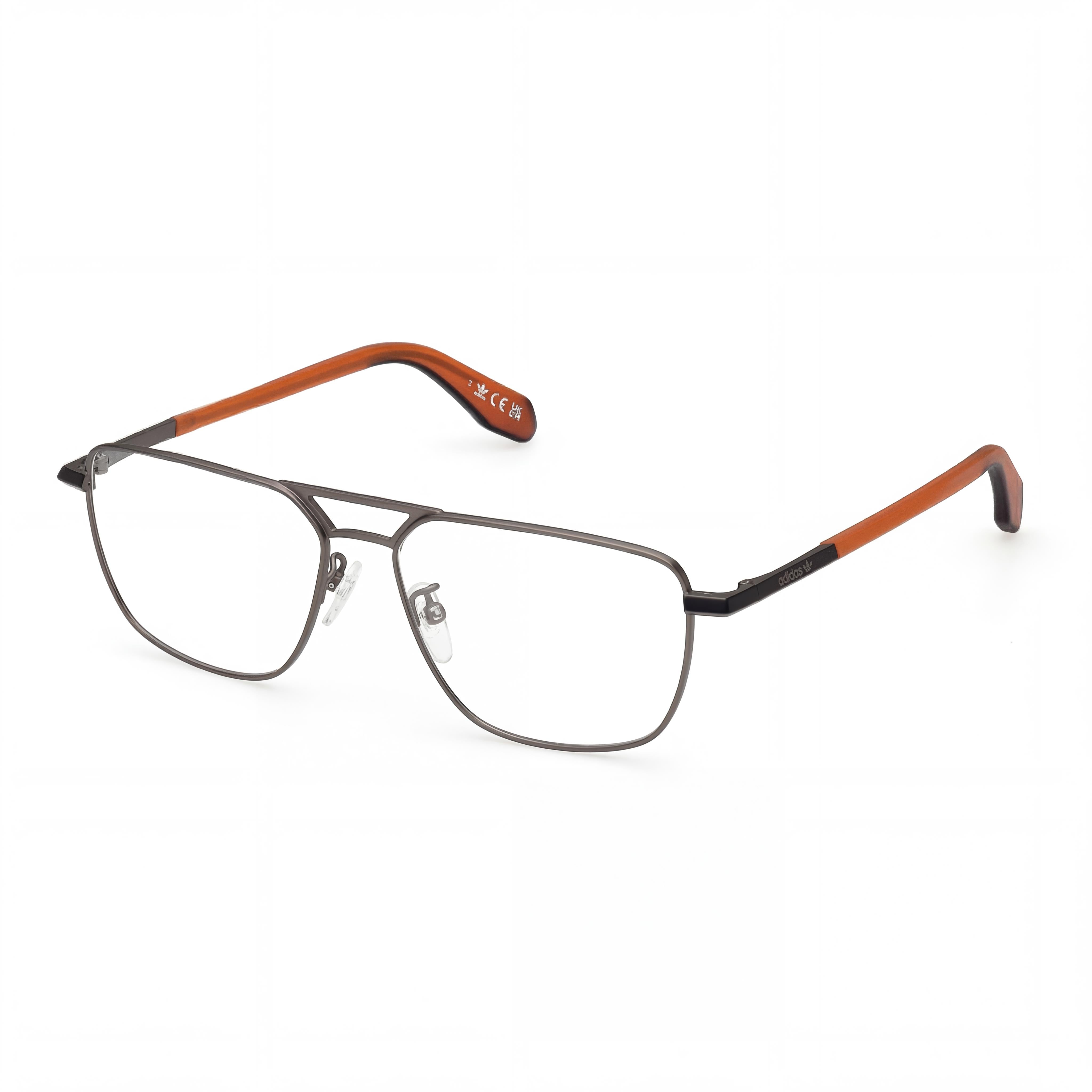 Gafas unisex Adidas Originals OR5069 de metal, color bronce mate/naranja oscuro brillante, talla 56-15-145, Photo 1
