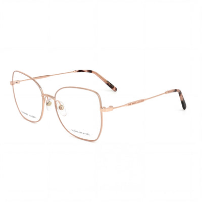 Marc Jacobs Modern Sunglasses for Women with Gold Nude Metal Frame and Polycarbonate Non-Polarized Lenses 55mm
