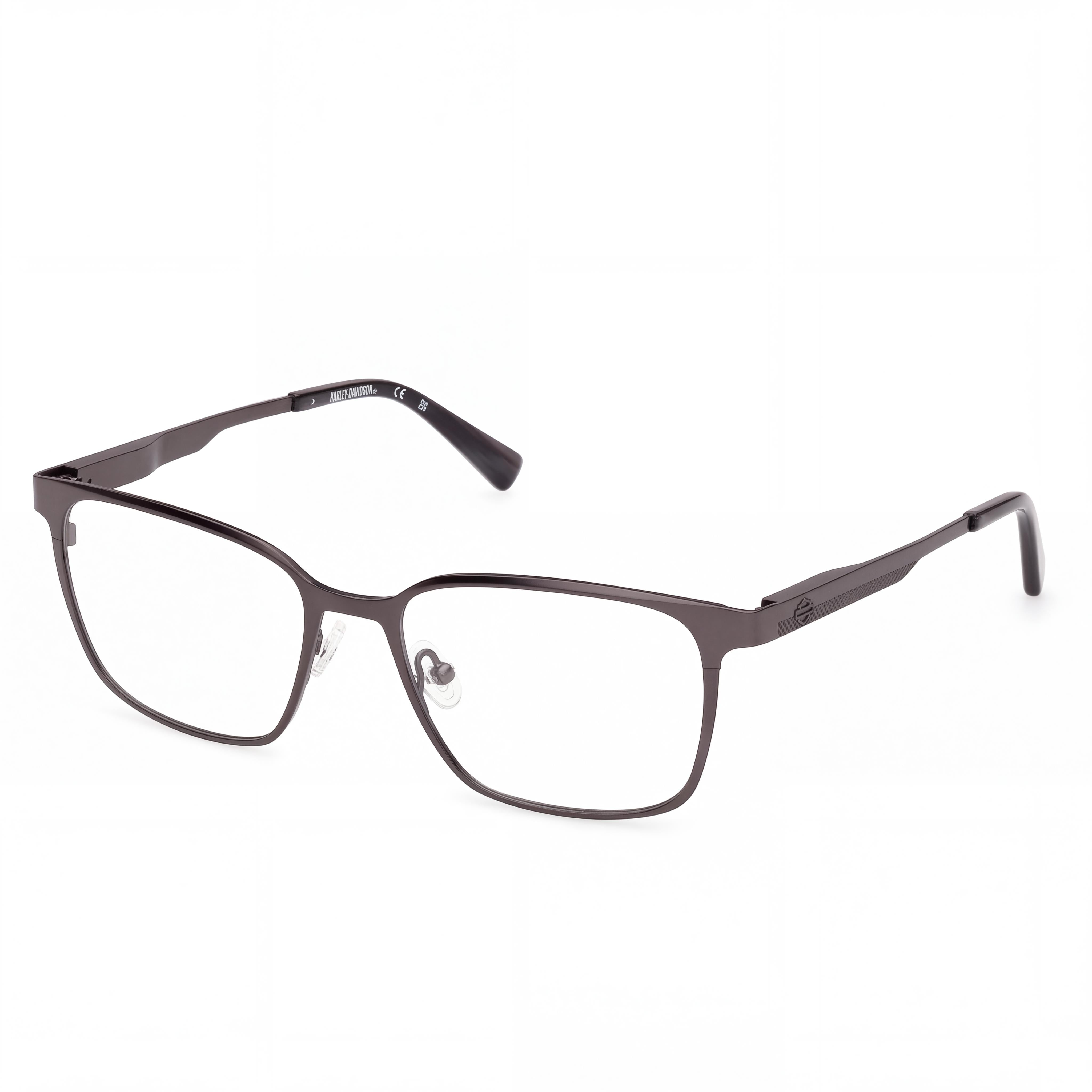 Harley-Davidson Classic Unisex Titanium Frame Eyewear Matte Antiqued Dark Nickeltin 55-18-145, Photo 1