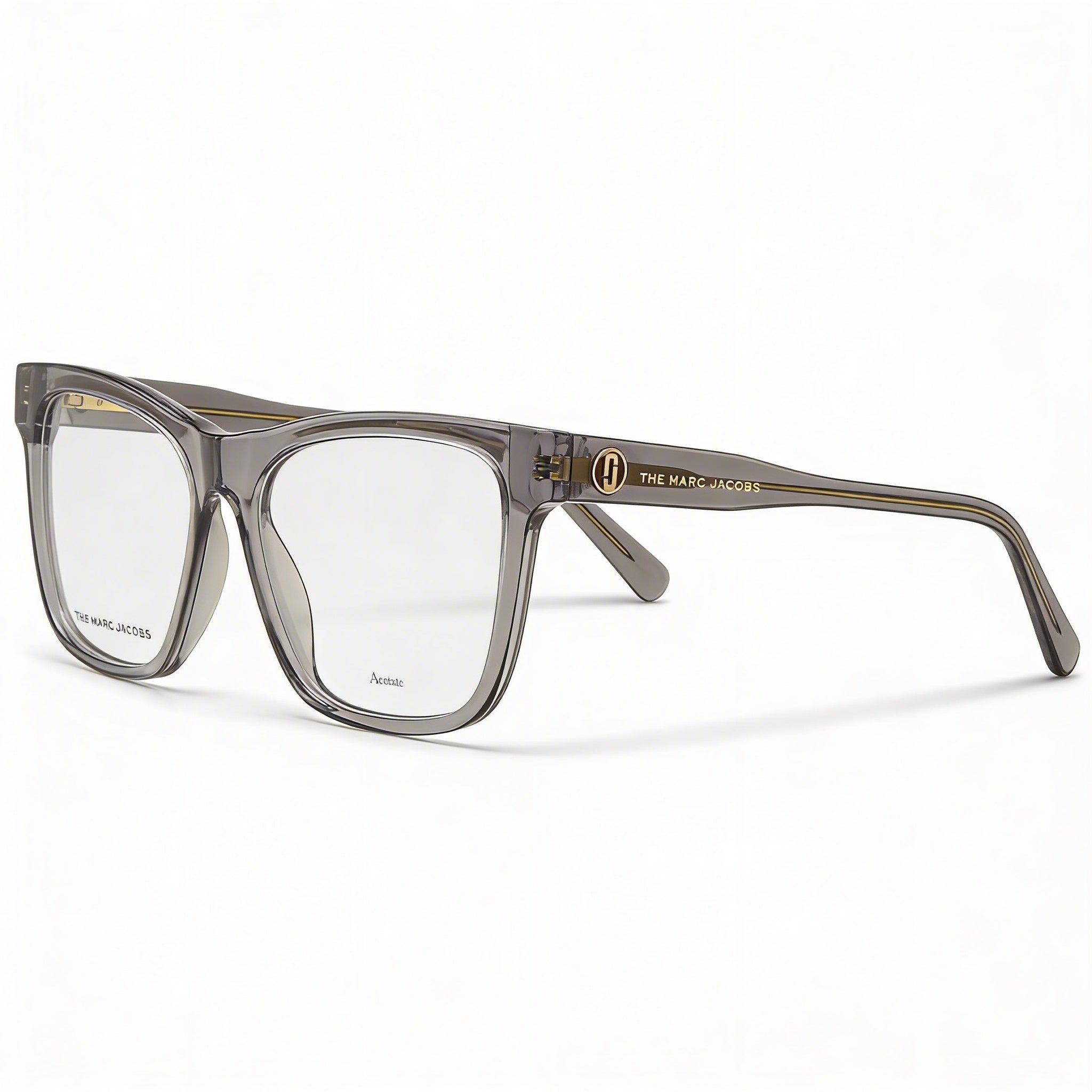 Marc Jacobs Marc 630 Women's Plastic Frame in Grey with Clear Lenses, Measuring 52 millimeters, Photo 1