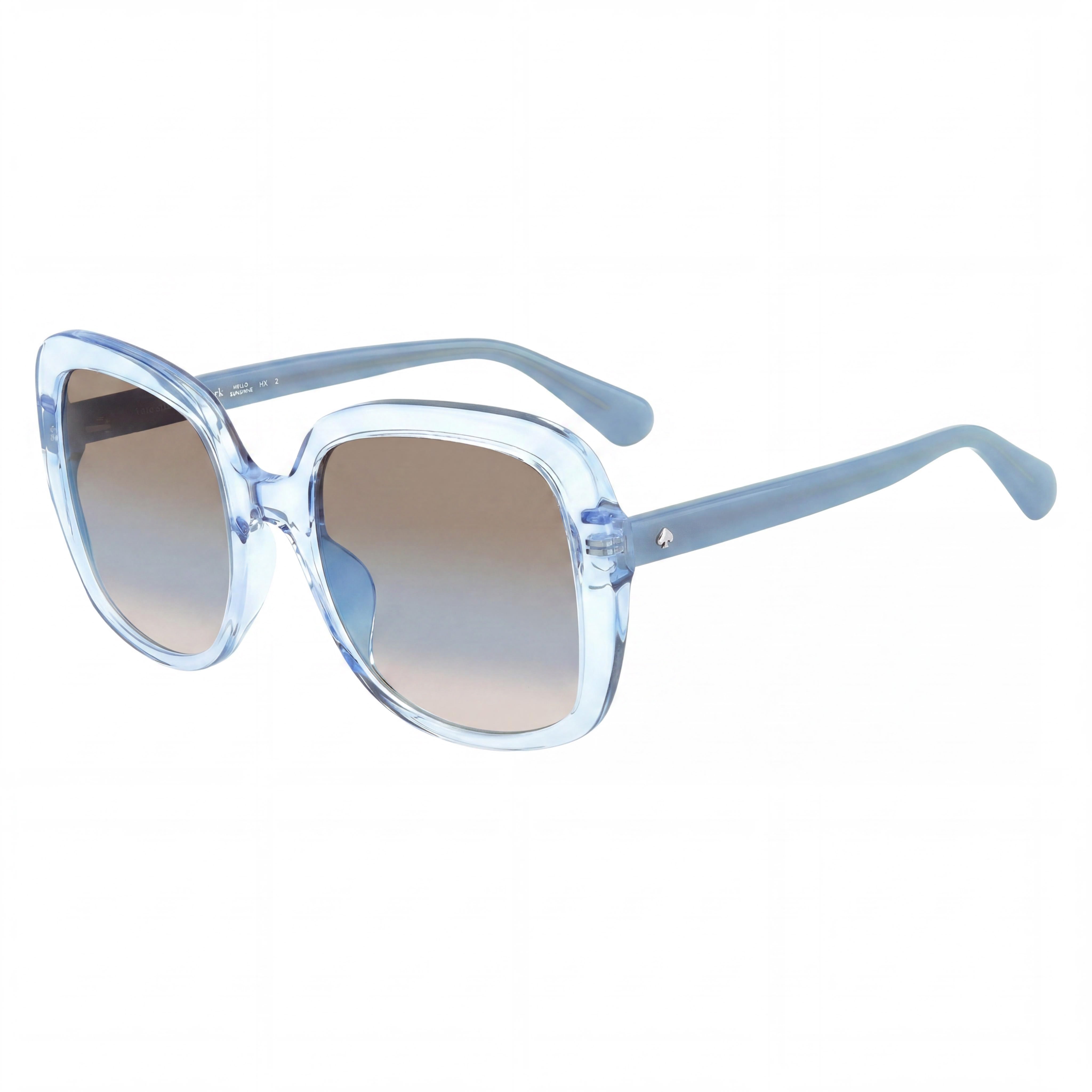 Kate Spade New York Wenona/G/S Gafas de Sol para Mujer, Azul Marrón, con Marco de Plástico Azul, Lentes de Policarbonato en Tono Azul Marrón, con Protección UV, 56mm, Photo 1