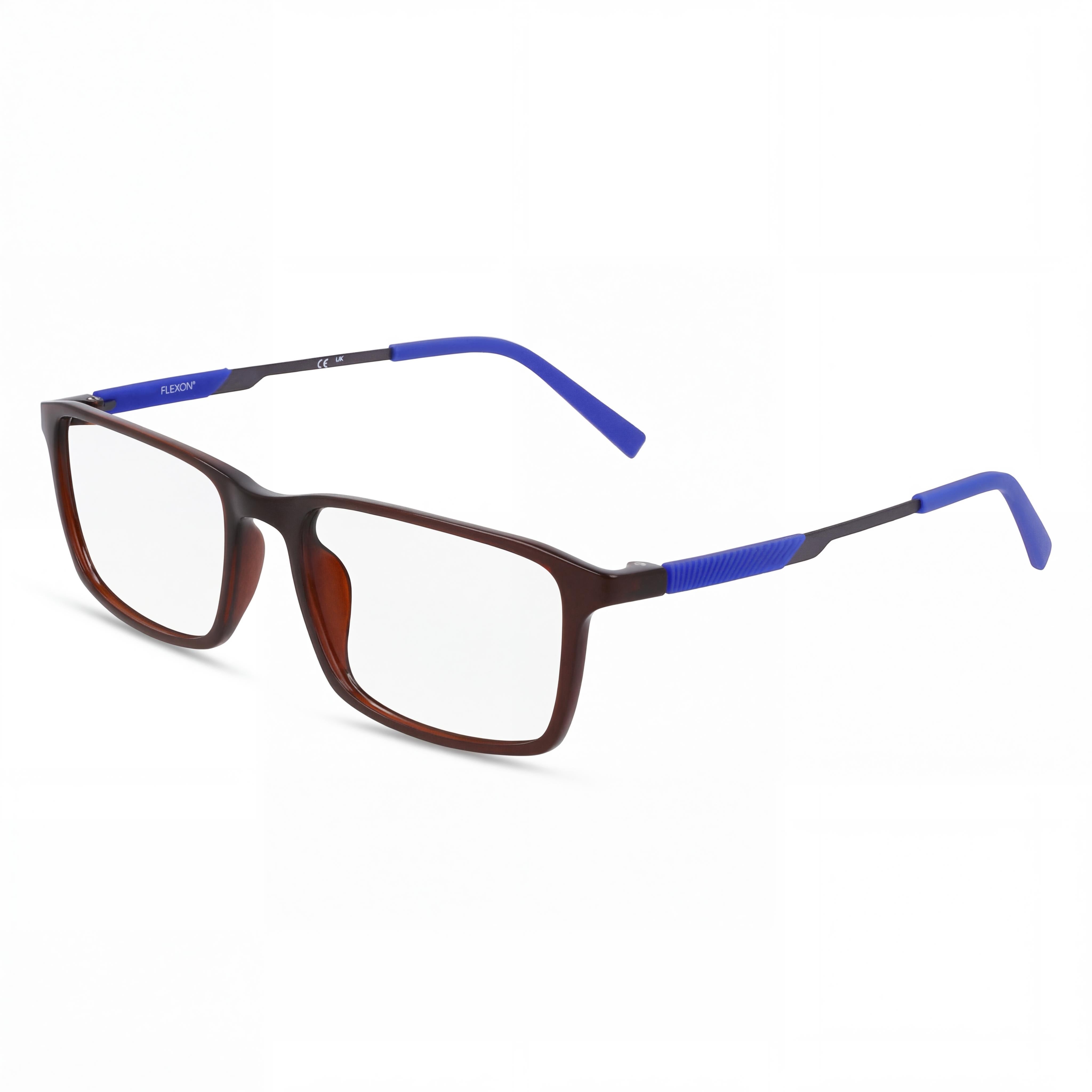 Gafas Flexon Ep8021 de Acetato Marrón Cristal para Hombre con Lentes no Policarbonato 54-18-145, Photo 1