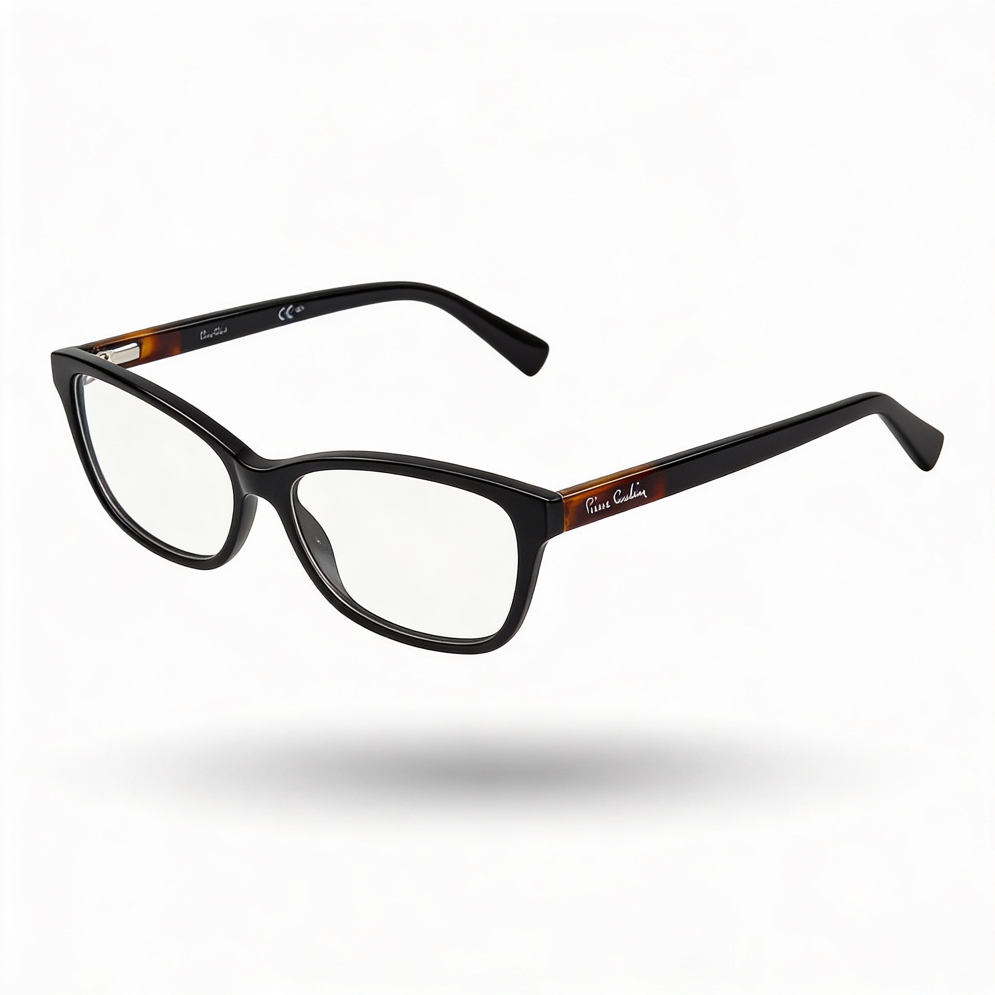 Pierre Cardin P.c. 8420 Pga 53 Women's Black Havana Plastic Frame Clear Lens Non-Polarized Optical Frames 53mm, Photo 1