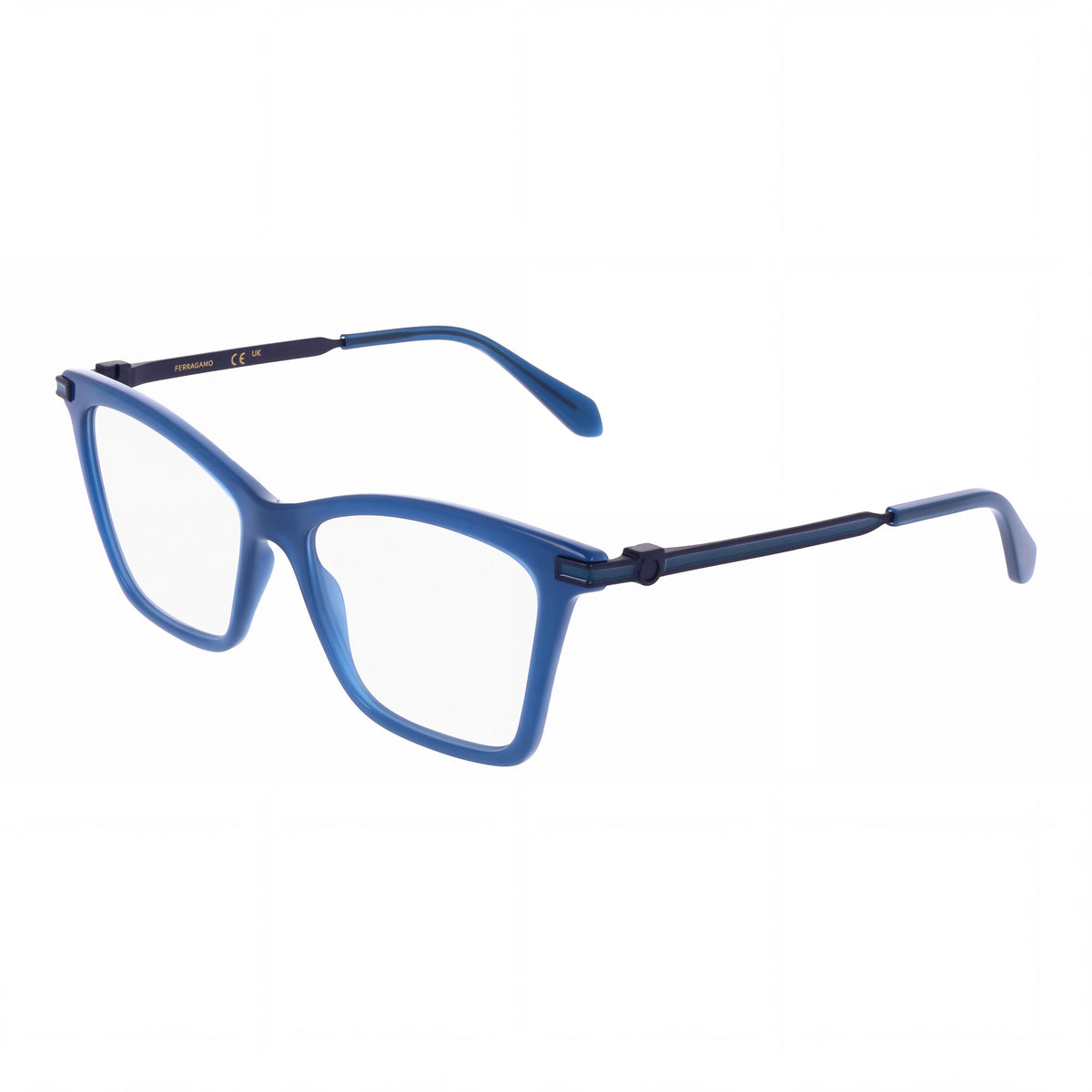 Salvatore Ferragamo Sf3024 Men's Acetate Eyeglasses in Opaline Blue with 53mm Lens, 16mm Bridge, 140mm Temple, Photo 1