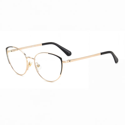 kate spade new york Noel/G Gafas de Sol para Mujer de Metal Dorado Negro 52mm