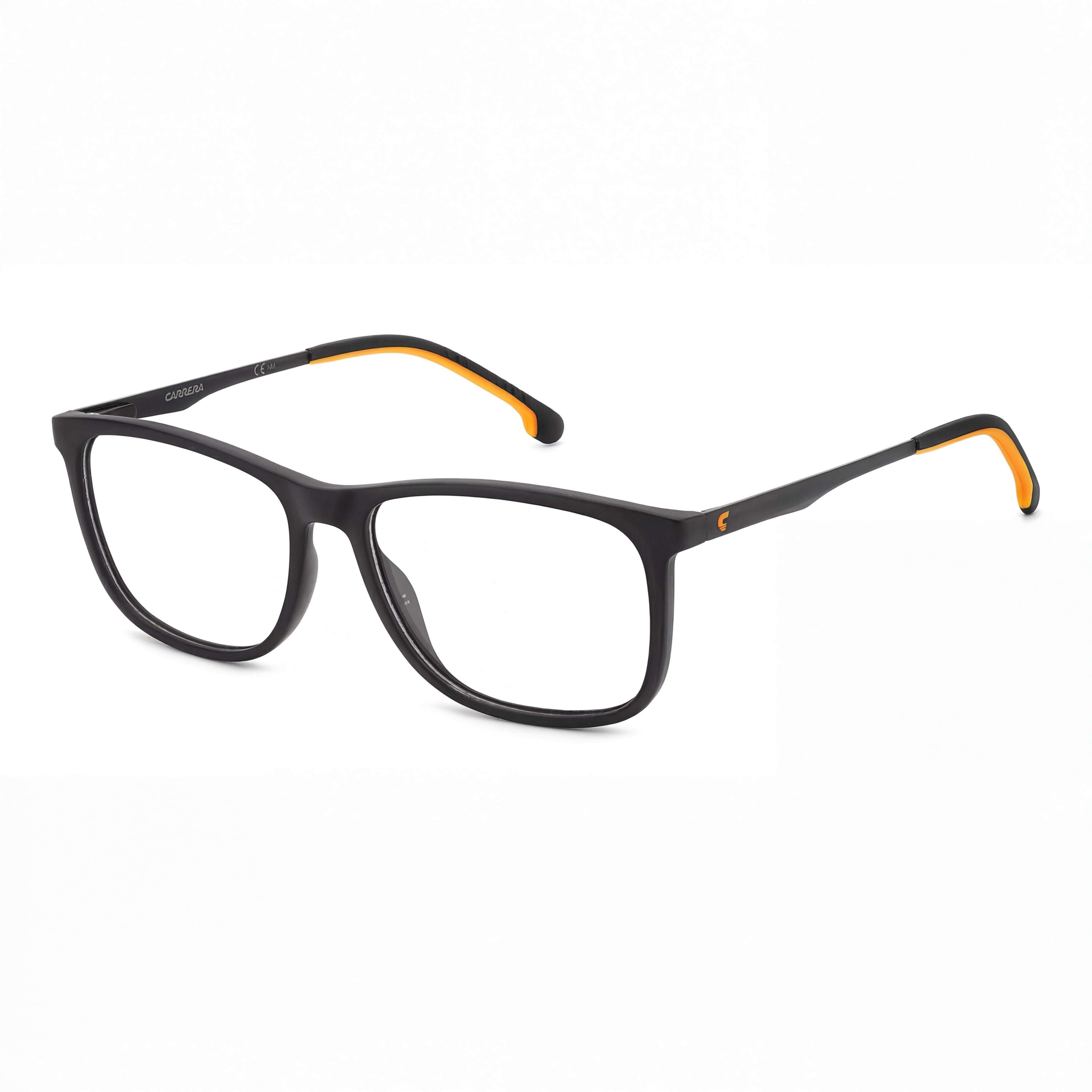 Carrera 2045t Men's Modern Propionate Black Orange Polycarbonate Non-polarised Sunglasses 52mm, Photo 1