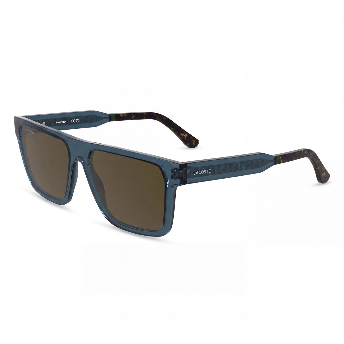 Gafas de sol Lacoste L6059s para hombre de plástico azul transparente con protección UV 56-16-150, Photo 1