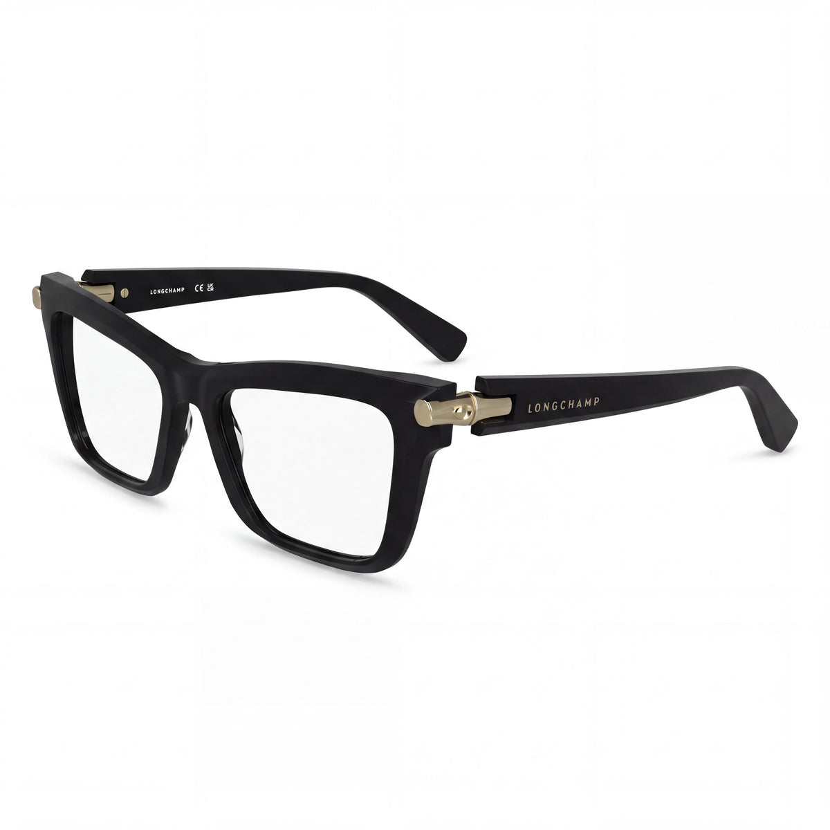 Longchamp Women's Casual Black Prescription Eyeglasses Frames with Clear Plastic Lenses 53-17-140, Photo 1