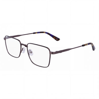 Gafas de sol unisex Calvin Klein Ck23104 con montura de acetato marrón, lentes marrones no polarizadas, 52 mm