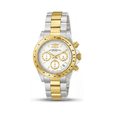 Invicta Speedway 9212 Men's Silver Gold Chronograph Watch, 40mm