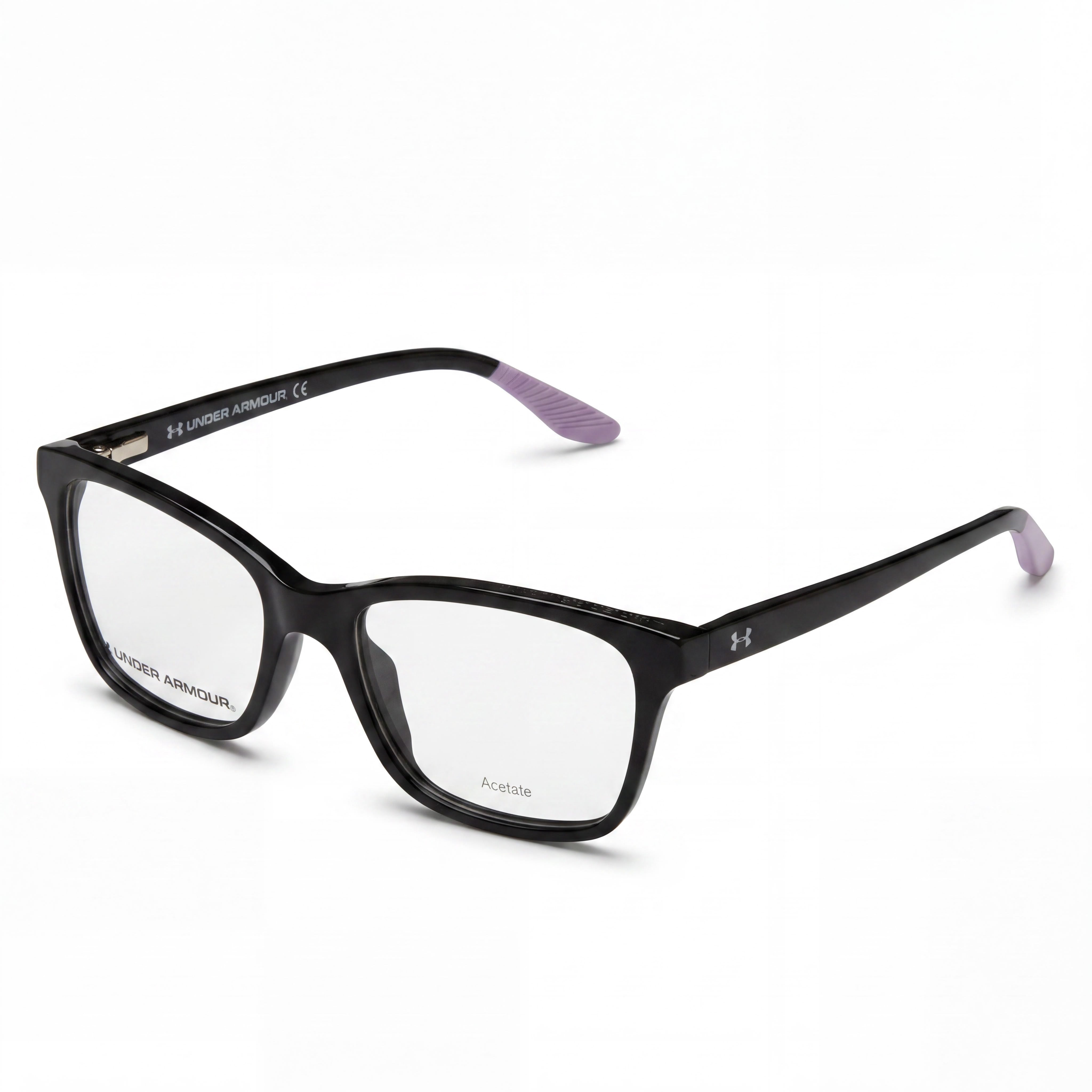 Under Armour Ua 5012 Women's Black Plastic Frame Eyeglasses with Black Demo Lens 51mm, Photo 1