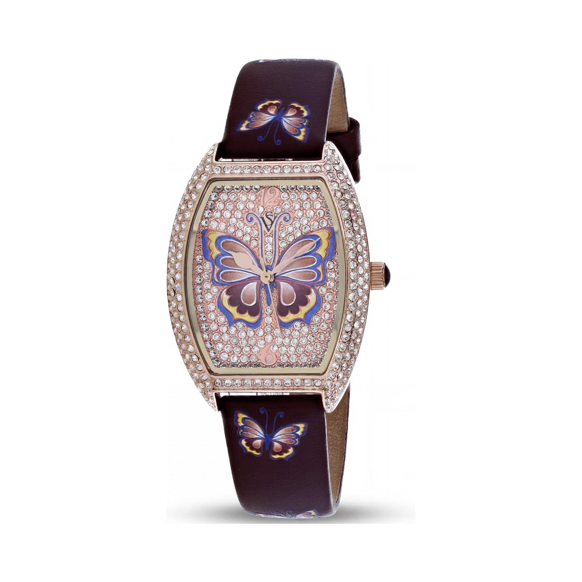 Reloj Christian Van Sant para mujer, de acero inoxidable y cuero en tono dorado, con movimiento de cuarzo y resistente al agua hasta 30 m., Photo 1
