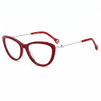 Carolina Herrera Ch 0021 Women's Burgundy Plastic Frame Cat Eye Non-Polarized Sunglasses 54mm