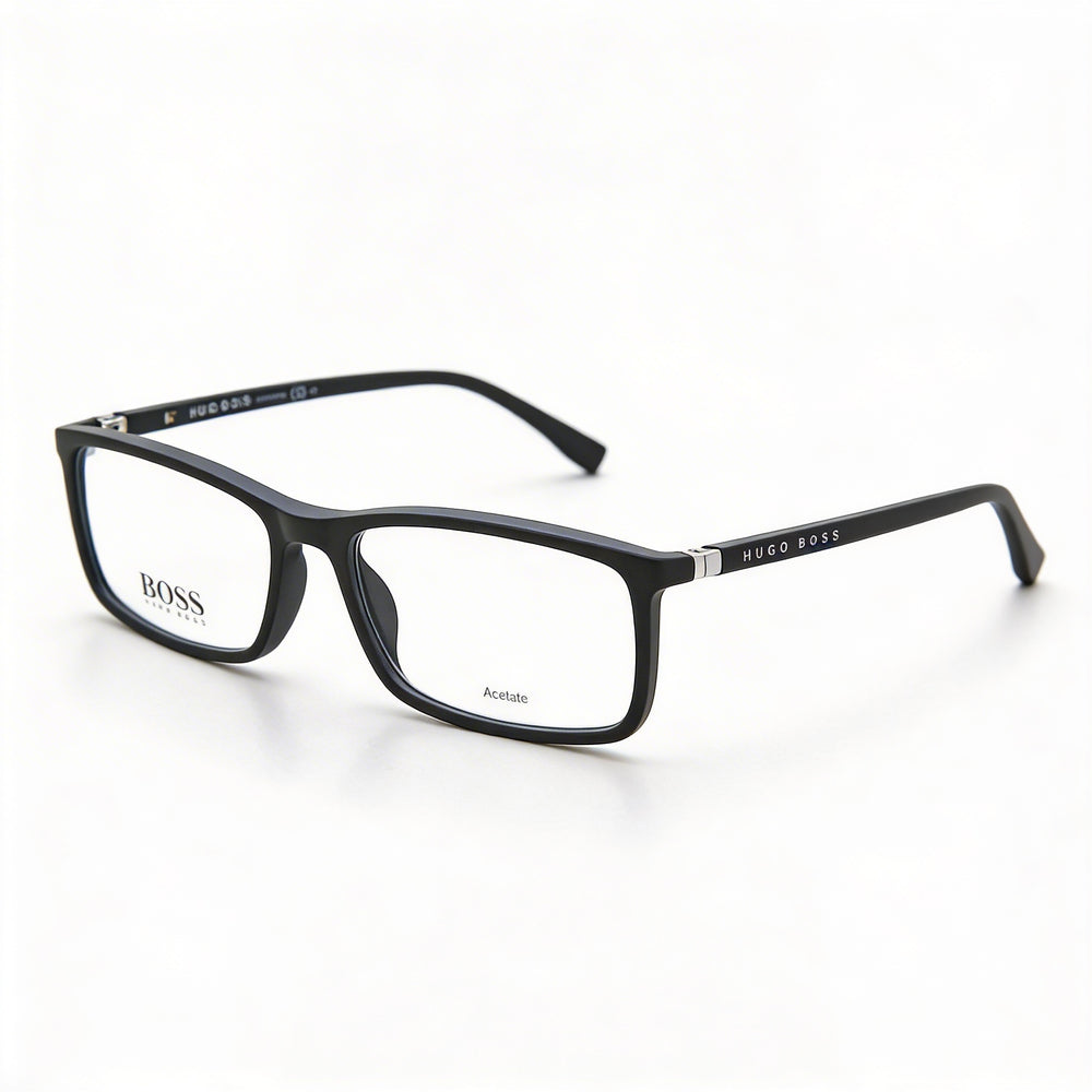 Gafas de sol unisex Hugo Boss 0680/It con montura de plástico gris y lentes de policarbonato grises no polarizadas, 55 mm