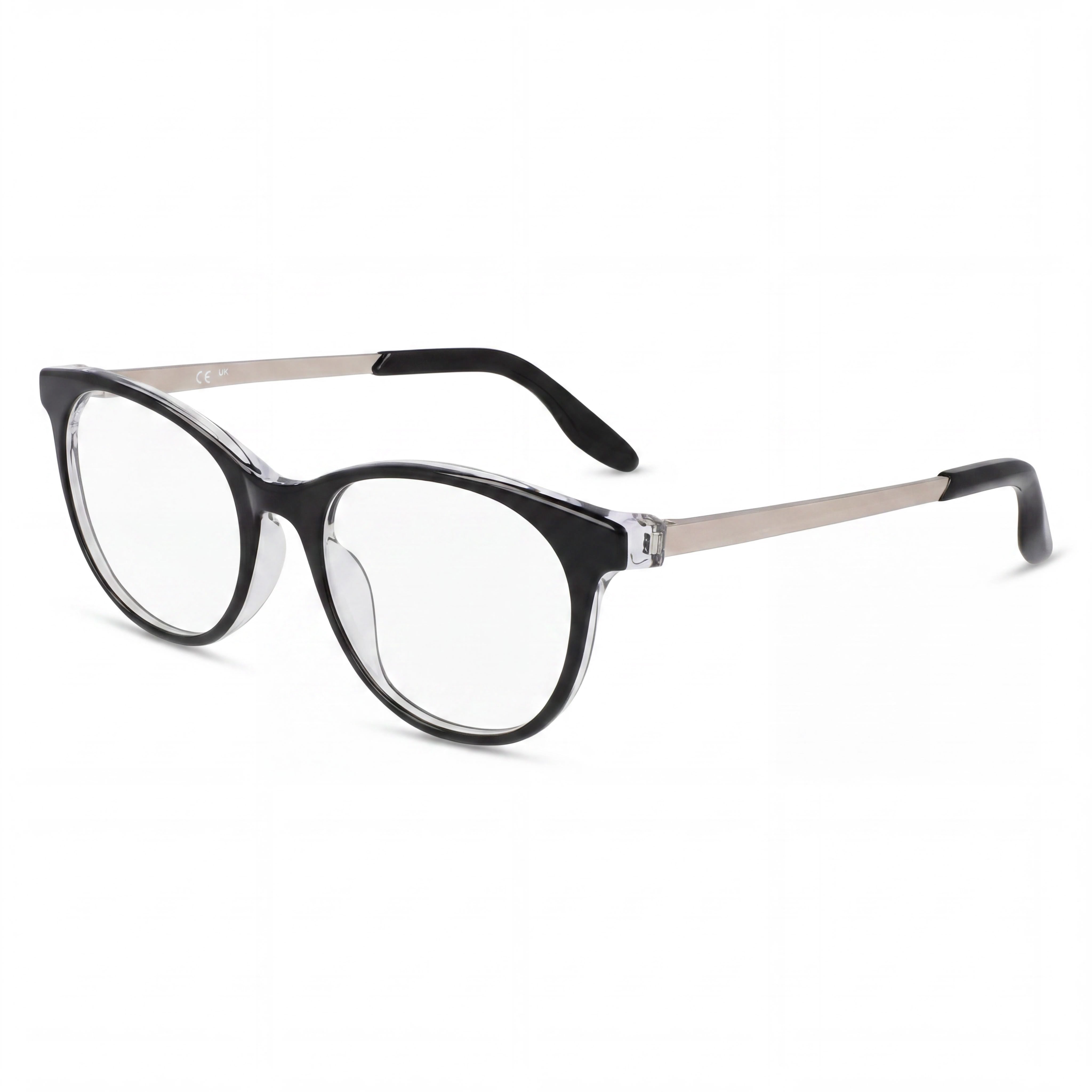 Gafas de sol Nike 7173 unisex - Montura de metal negro con lentes polarizadas negras - Ancho de lente 51 mm, Photo 1