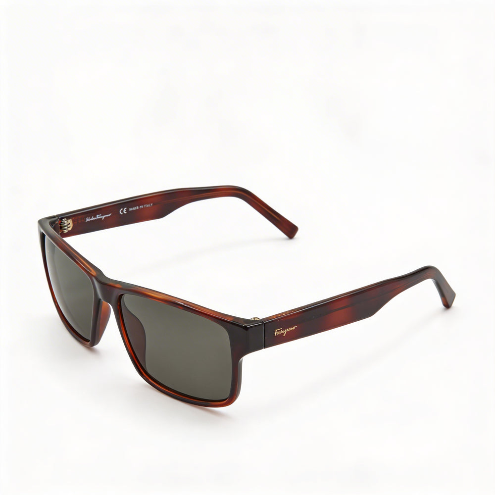 Gafas de sol Ferragamo sf960s 214 unisex de plástico marrón carey con protección UV 100 % (58 mm)