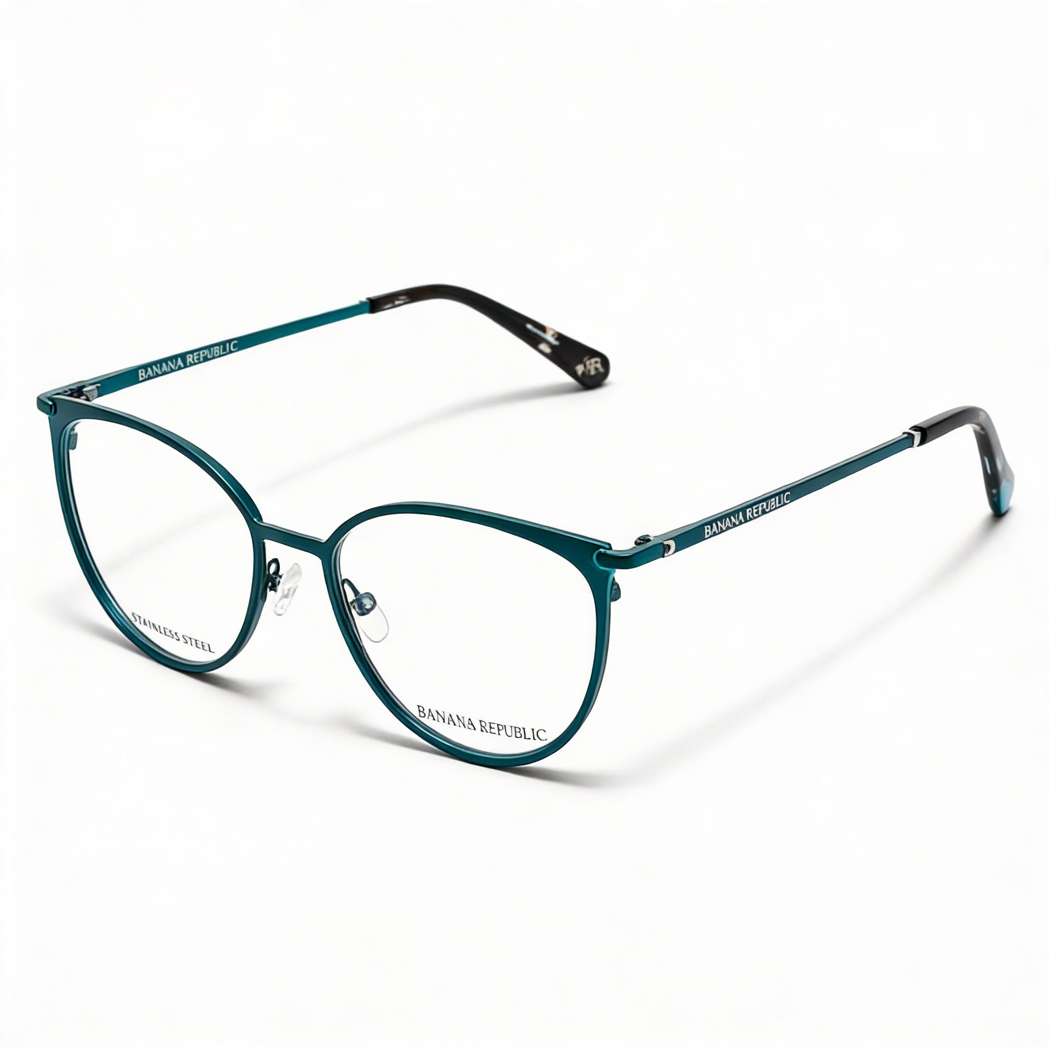 Gafas Banana Republic Ginnifer para hombre con montura metálica transparente y lentes de policarbonato de 51 mm, Photo 1