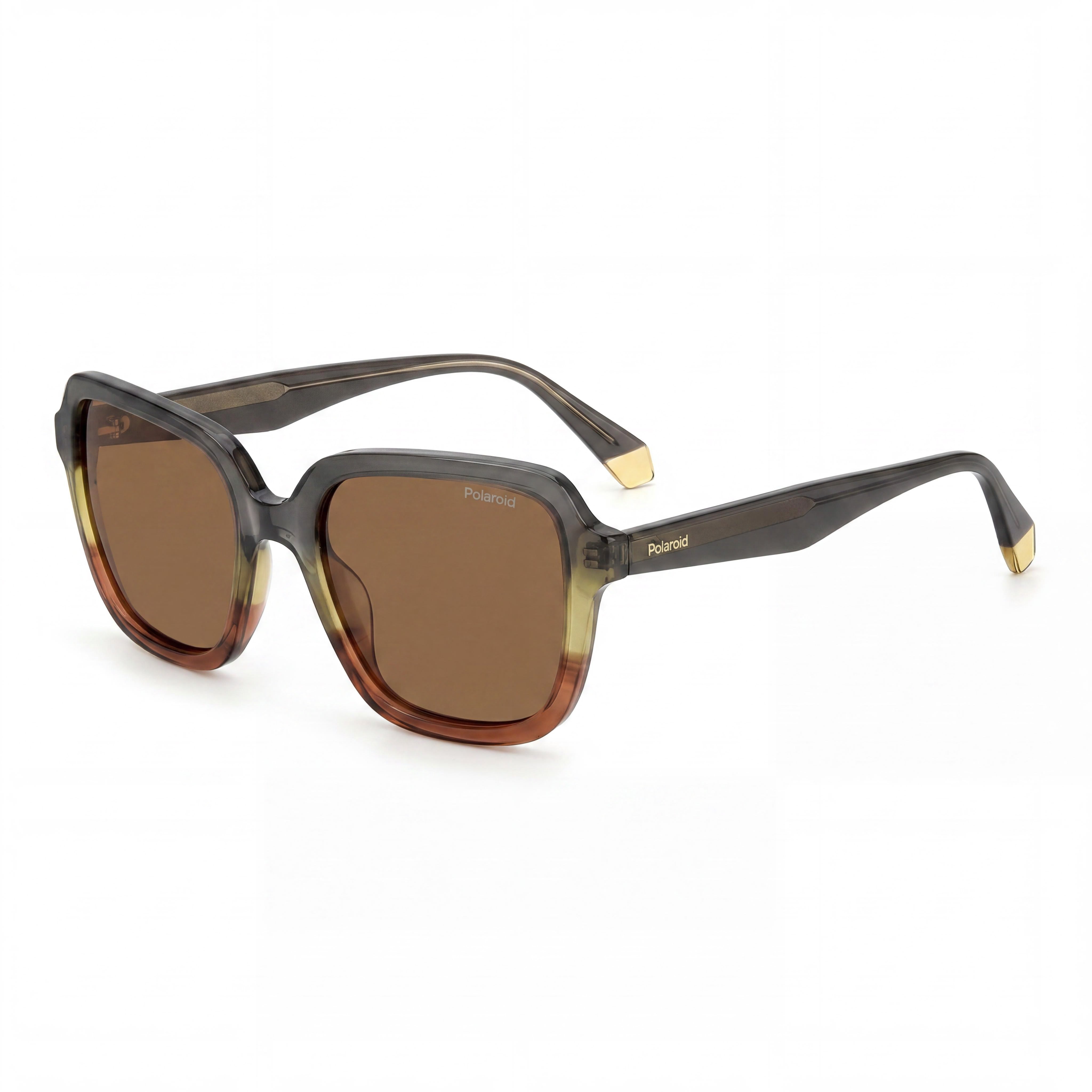 Polaroid Pld 4095/S/X Women's Plastic Gray Orange Frame Copper Polarized UV Protection Sunglasses 53mm, Photo 1