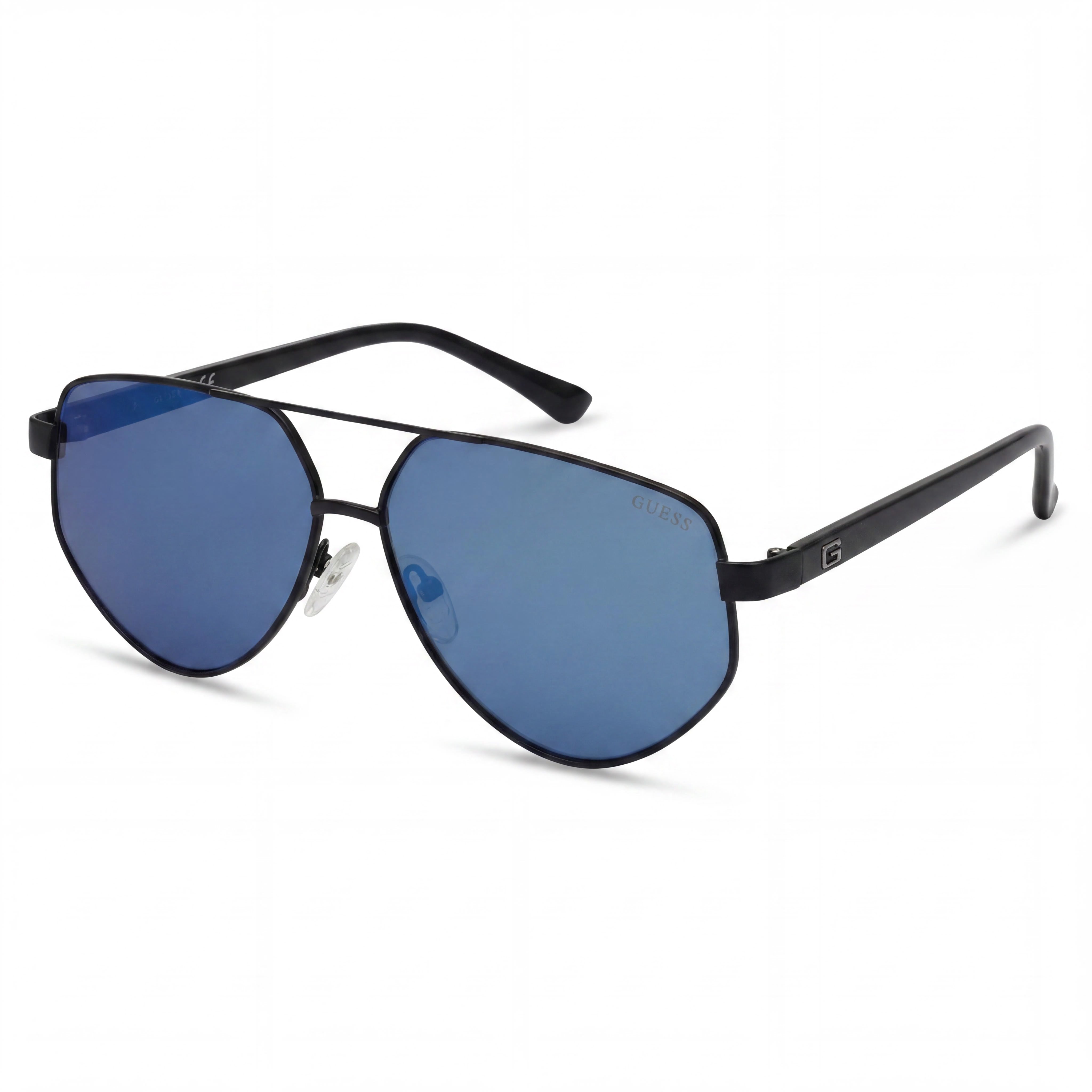 GUESS Clásico de Mujer, Armazón de Metal Multicolor, Lentes Degradadas Multicolores, Protección UV, 60mm, Photo 1