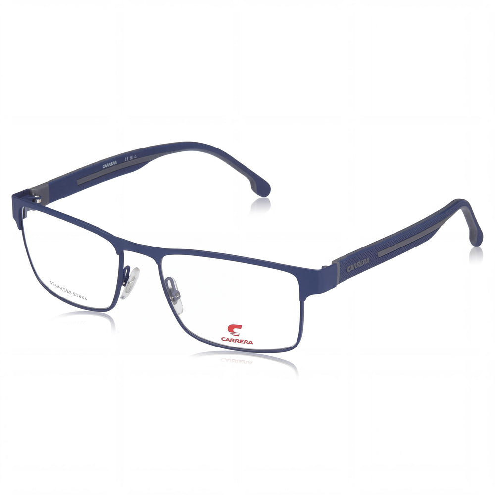 Carrera 8884 Gafas Metálicas para Hombre Azul Gris Mate 57mm