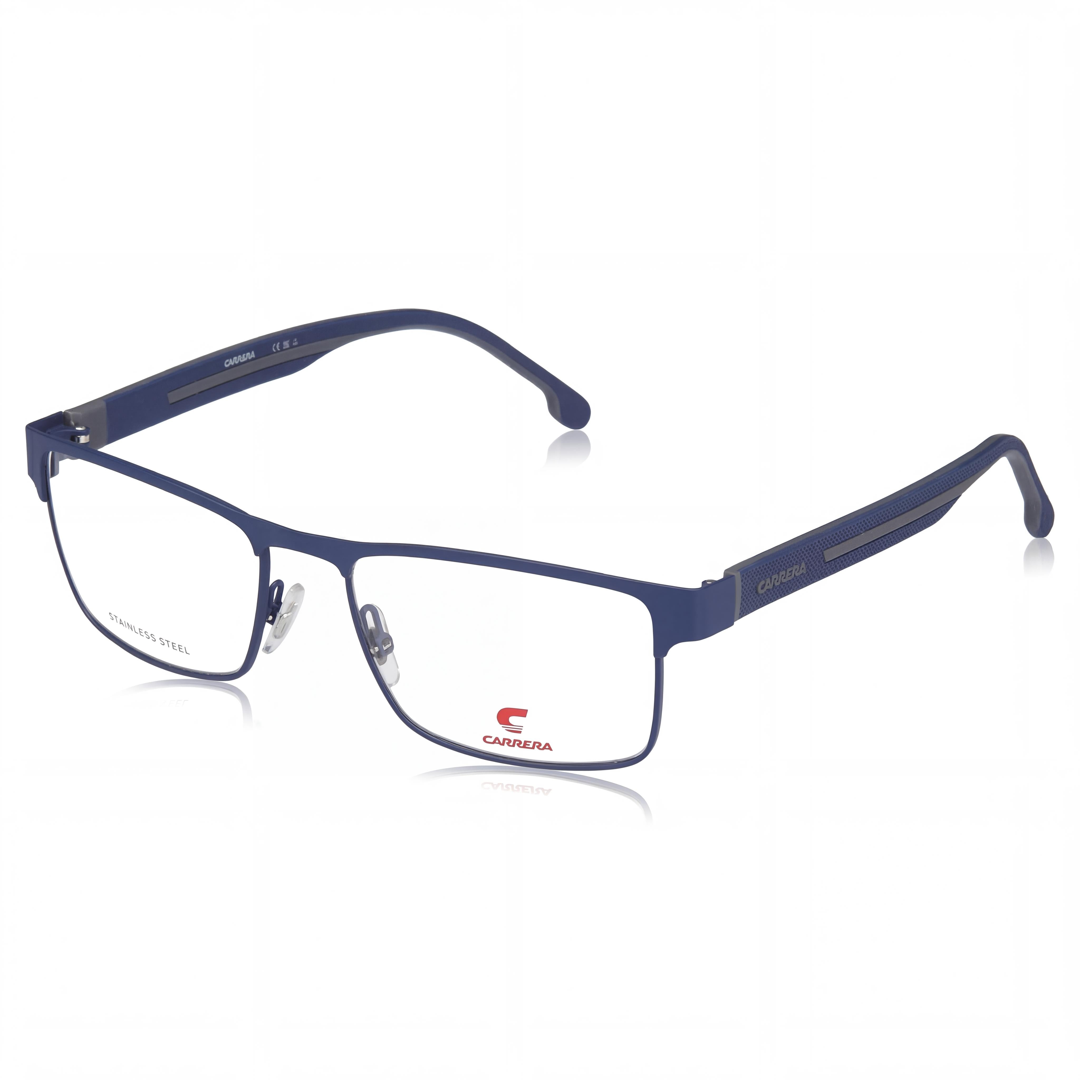 Carrera 8884 Gafas Metálicas para Hombre Azul Gris Mate 57mm, Photo 1