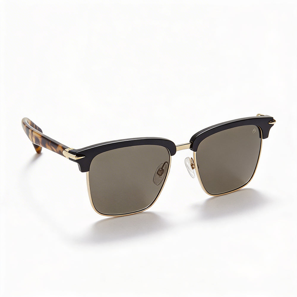 Gafas de sol Rag & Bone rnb 5034 de acero inoxidable para mujer con montura y lentes en negro mate, protección UV, sin polarizar, 54 mm