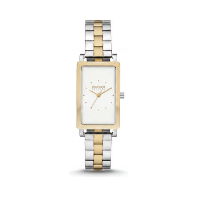 SKAGEN DENMARK SKW3155 Hagen Lille Reloj de Cuarzo Bicolor de Acero Inoxidable Resistente a los Arañazos para Mujer 31 mm