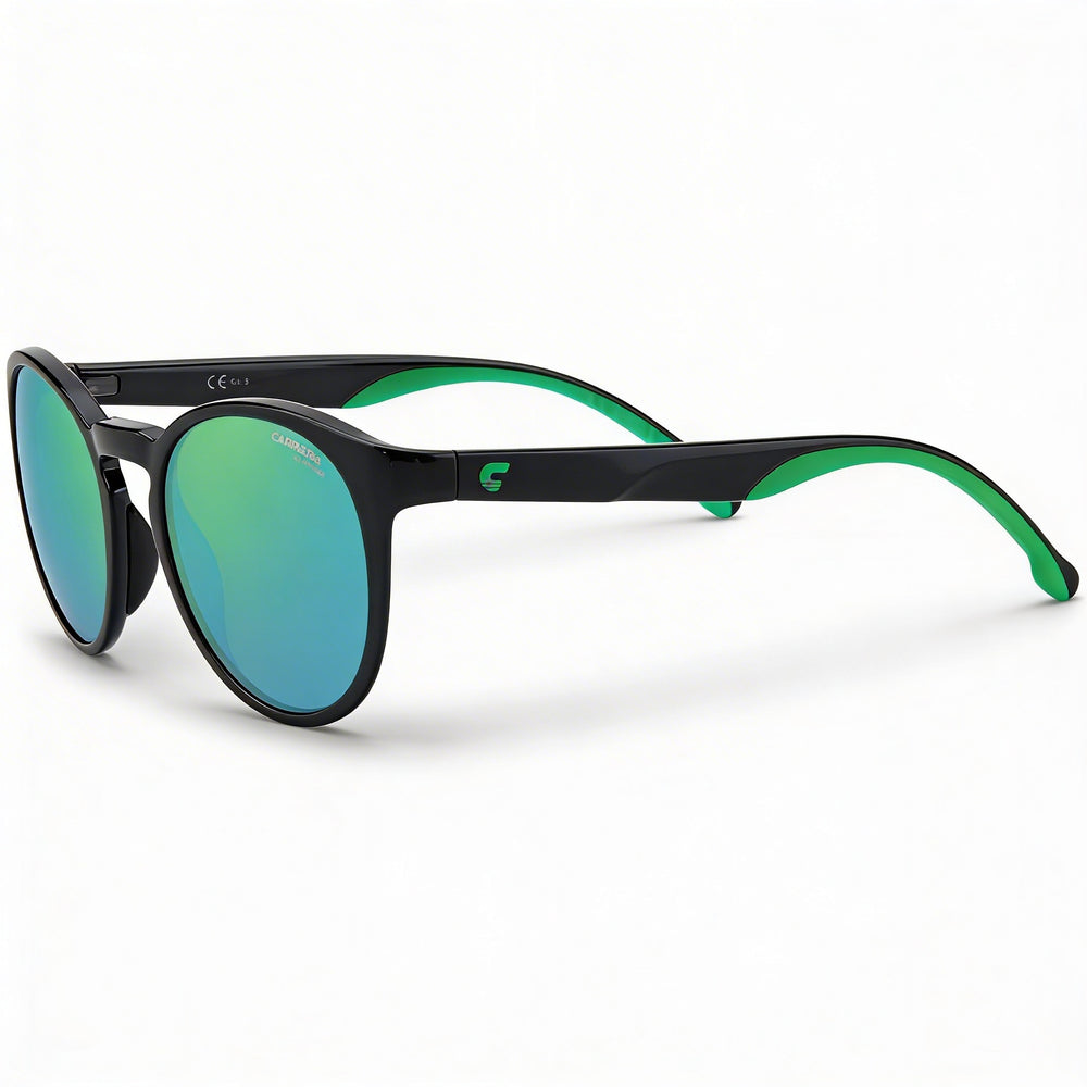Carrera 8056/S Unisex Black Green Injection Propionate Non-Polarized 100% UV Protection Sunglasses 51mm Lens
