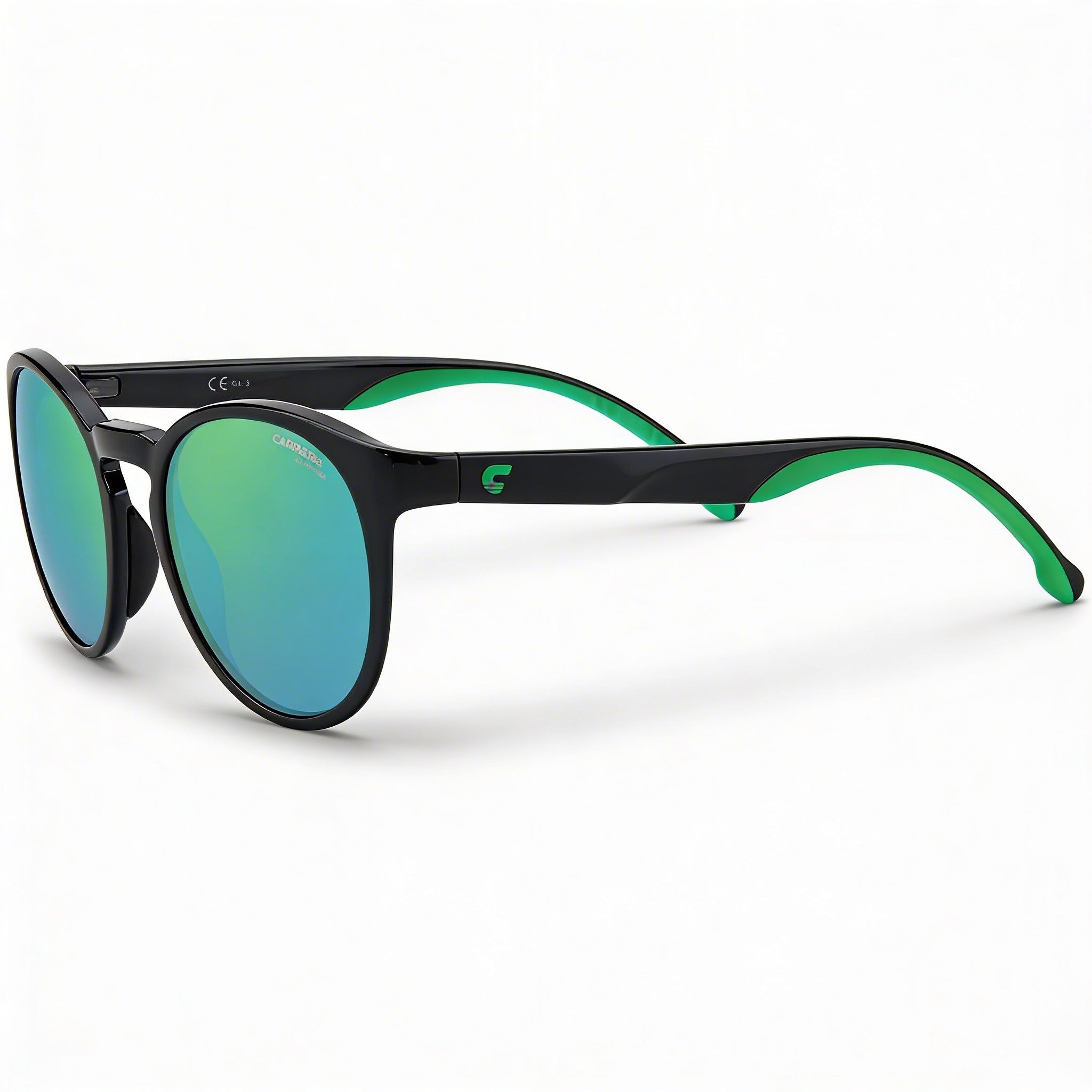 Gafas de sol unisex Carrera 8056/S, color negro y verde, con inyección de propionato, no polarizadas, 100 % protección UV, lente de 51 mm, Photo 1