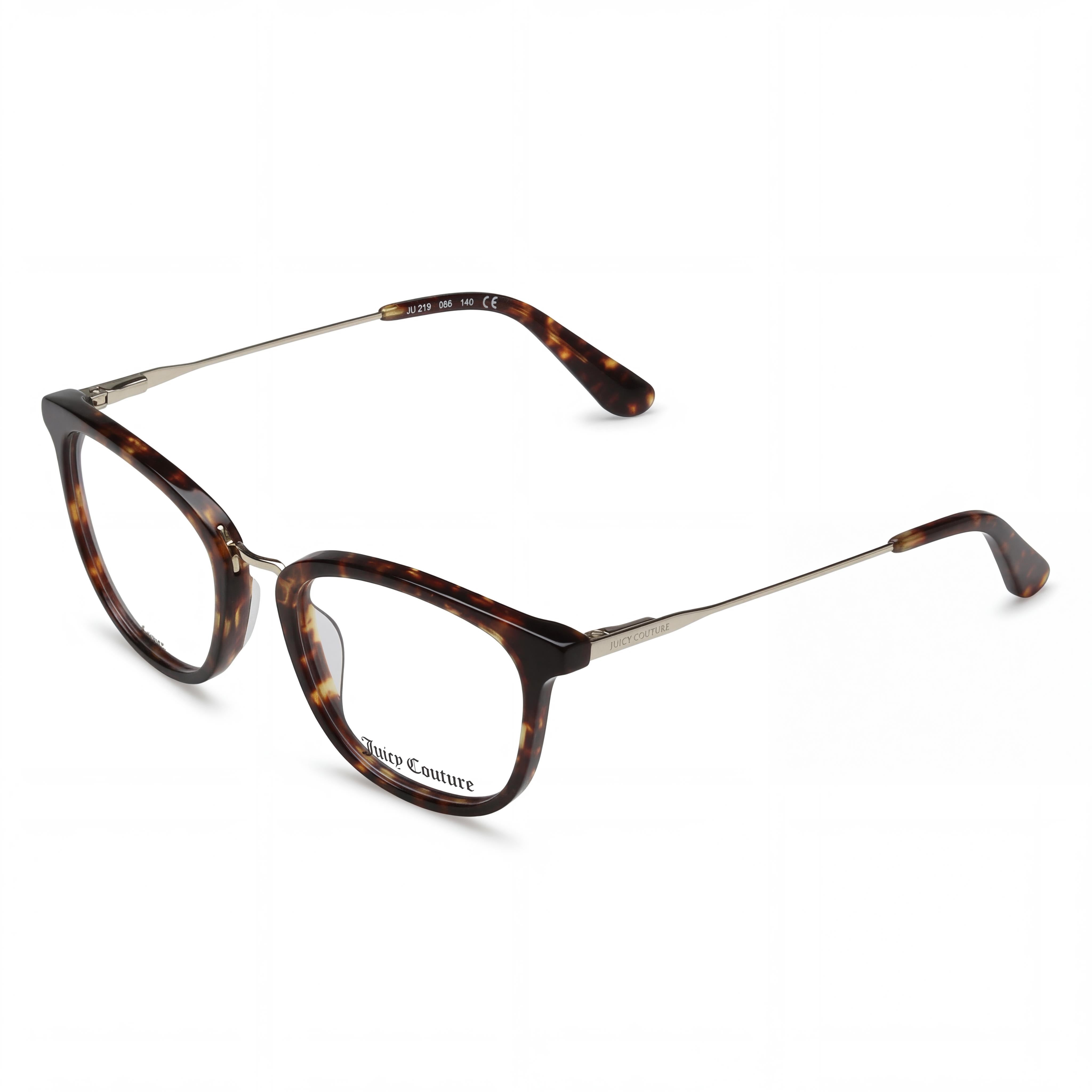 Gafas de sol Juicy Couture modernas para mujer, montura de acetato Havanna con lentes de policarbonato no polarizadas de 49 mm, Photo 1