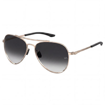 Under Armour Ua Instinct Unisex Stainless Steel Frame Sunglasses with UV Protection, Rose Gold, 57-15-140mm