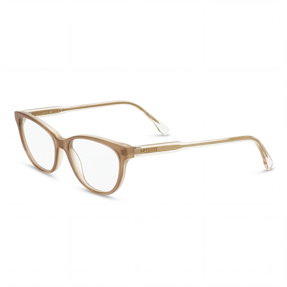 Lacoste Modern L2850 41653 Gafas de Mujer Sin Montura de Titanio y Acero Inoxidable, Montura Rosa Opalino, 53mm