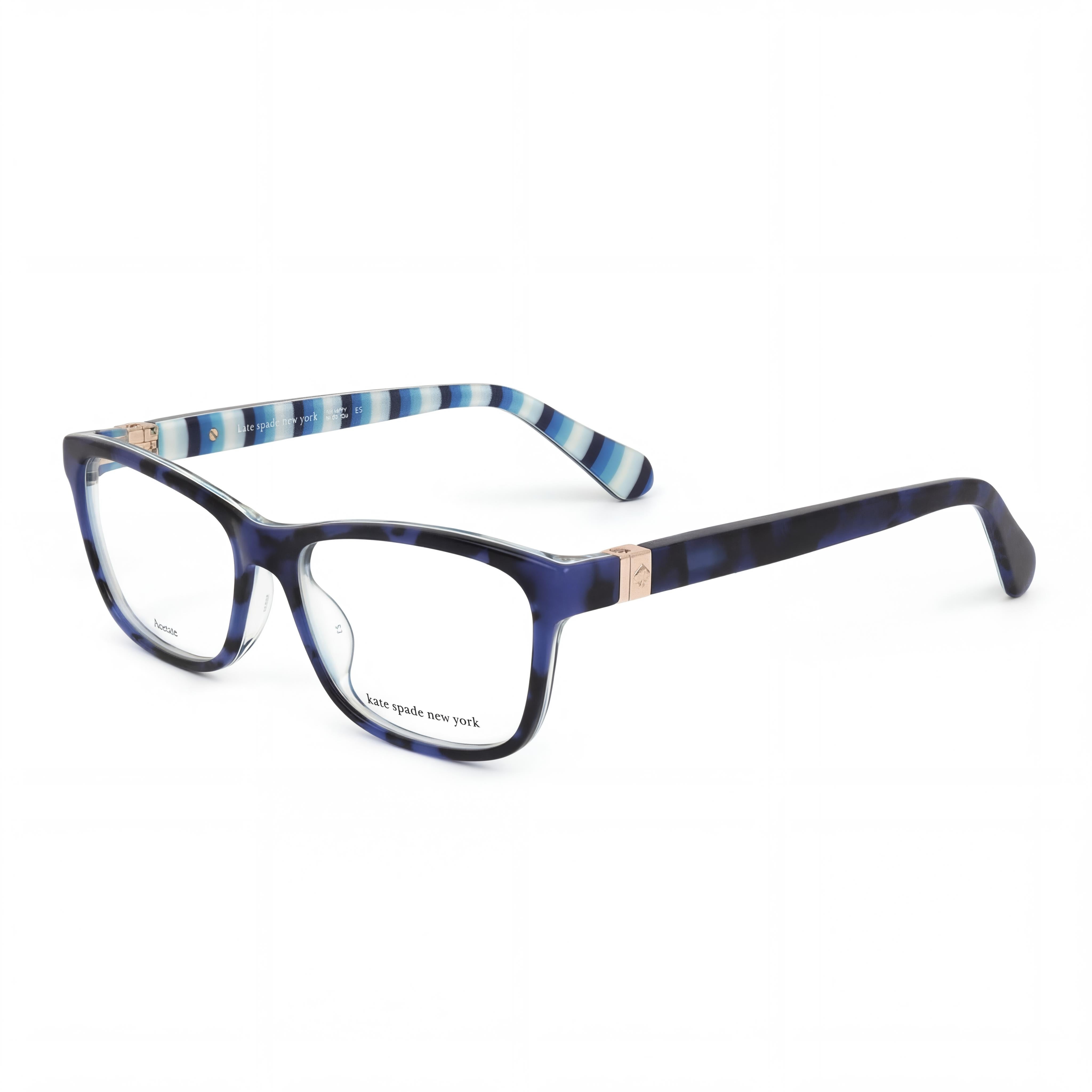 kate spade new york Calley PJP Gafas Cuadradas con Montura Completa de Acetato y Lentes Azules Sin Graduación de 50 mm para Mujer, Photo 1