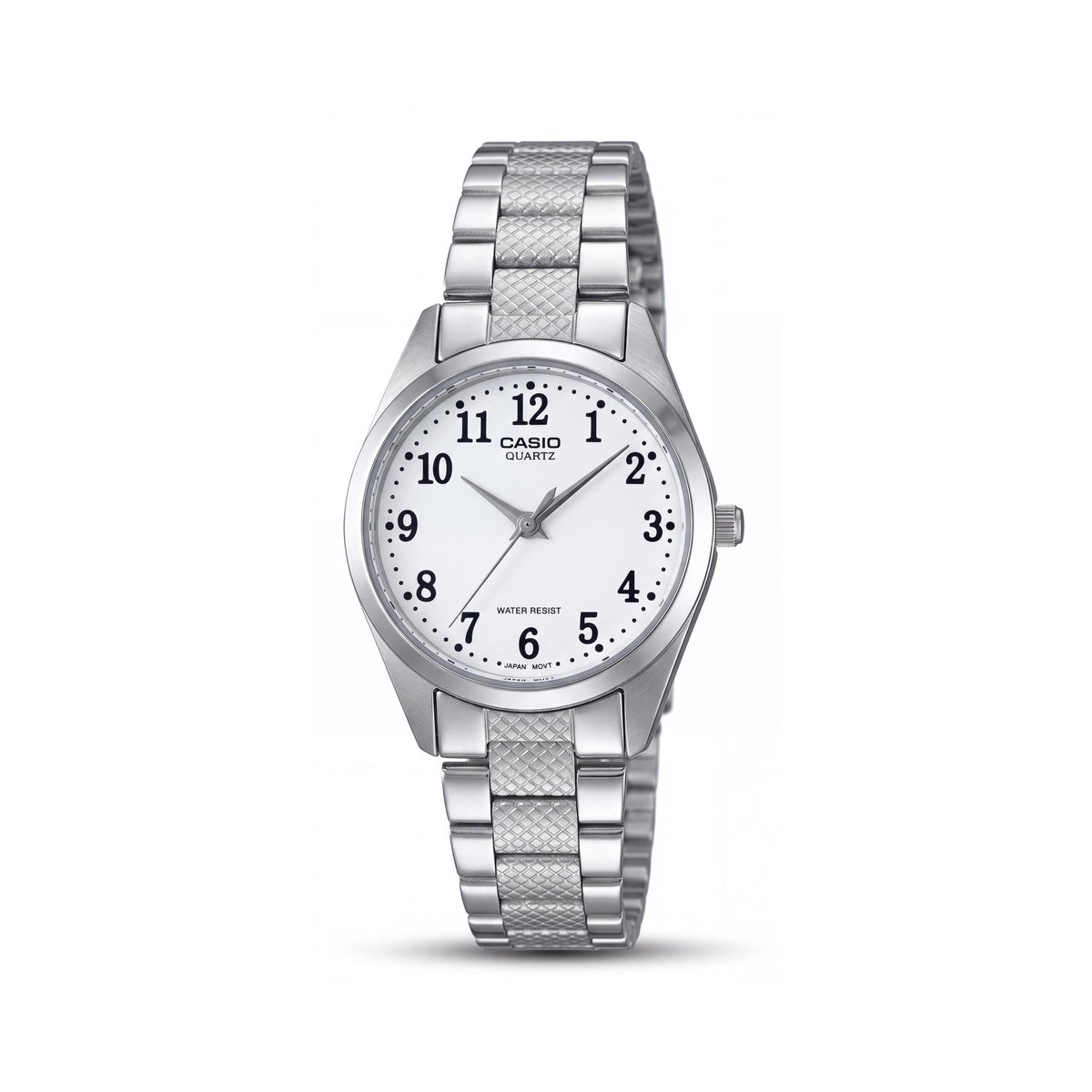Casio Women's Analogue Silver White Bracelet Watch with Shock Resistance & Water Resistance, 26mm Case, Photo 1