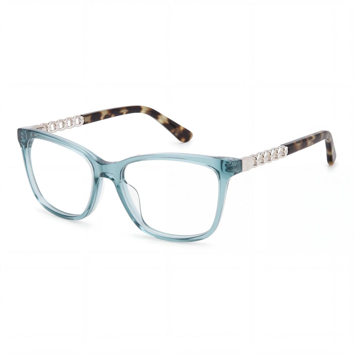Juicy Couture Ju 249 Unisex Sunglasses with Crystal Green Plastic Frame and Polycarbonate Lenses 53mm, Photo 1