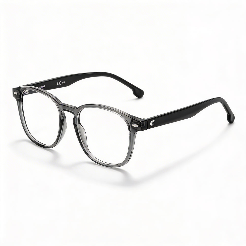 Gafas Carrera de Diseño Moderno Unisex de Propionato, Color Gris y Negro, Ancho de Lente 49mm