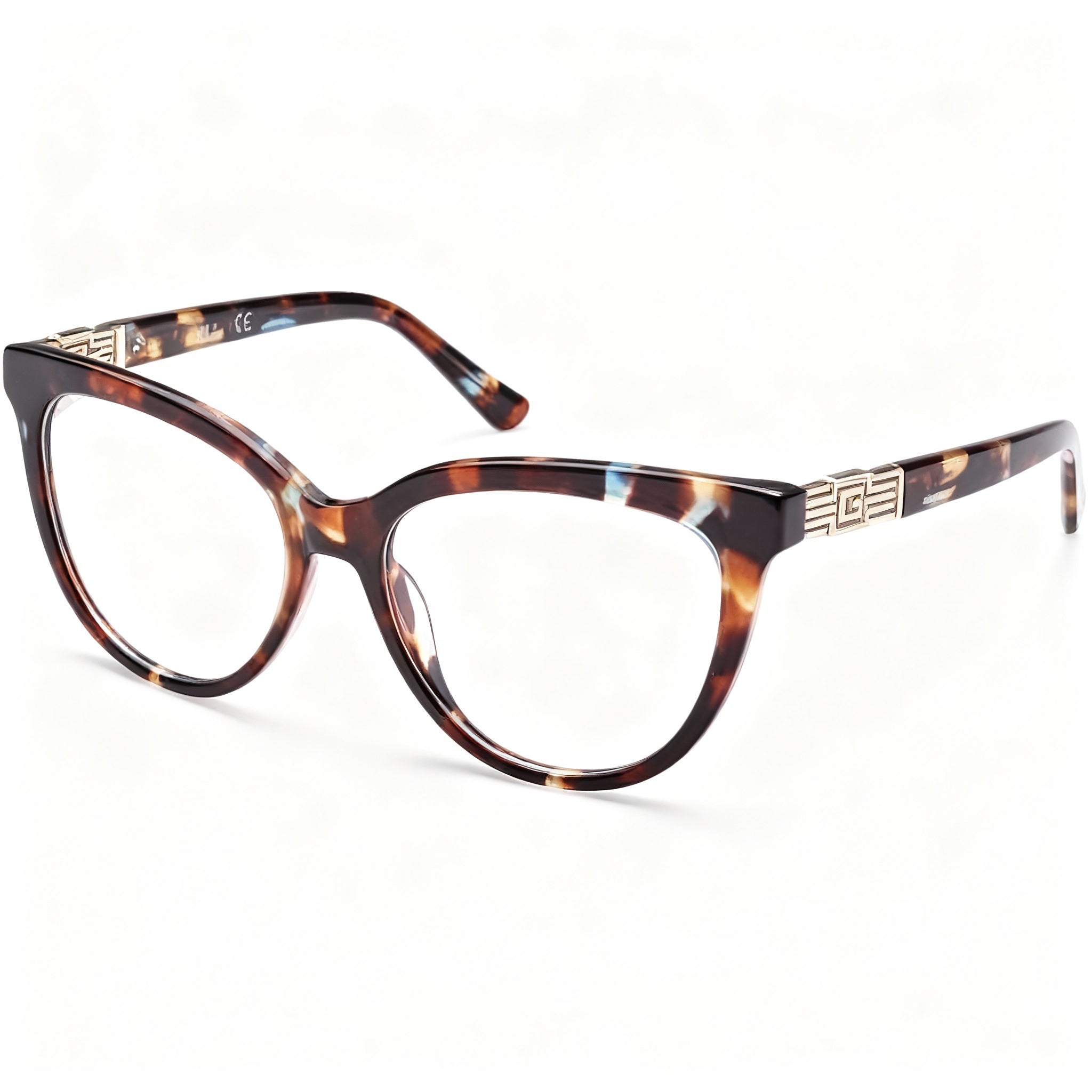Gafas de vista GUESS GU2942 para mujer con montura Havana y lentes de plástico no polarizadas de 52 mm, Photo 1
