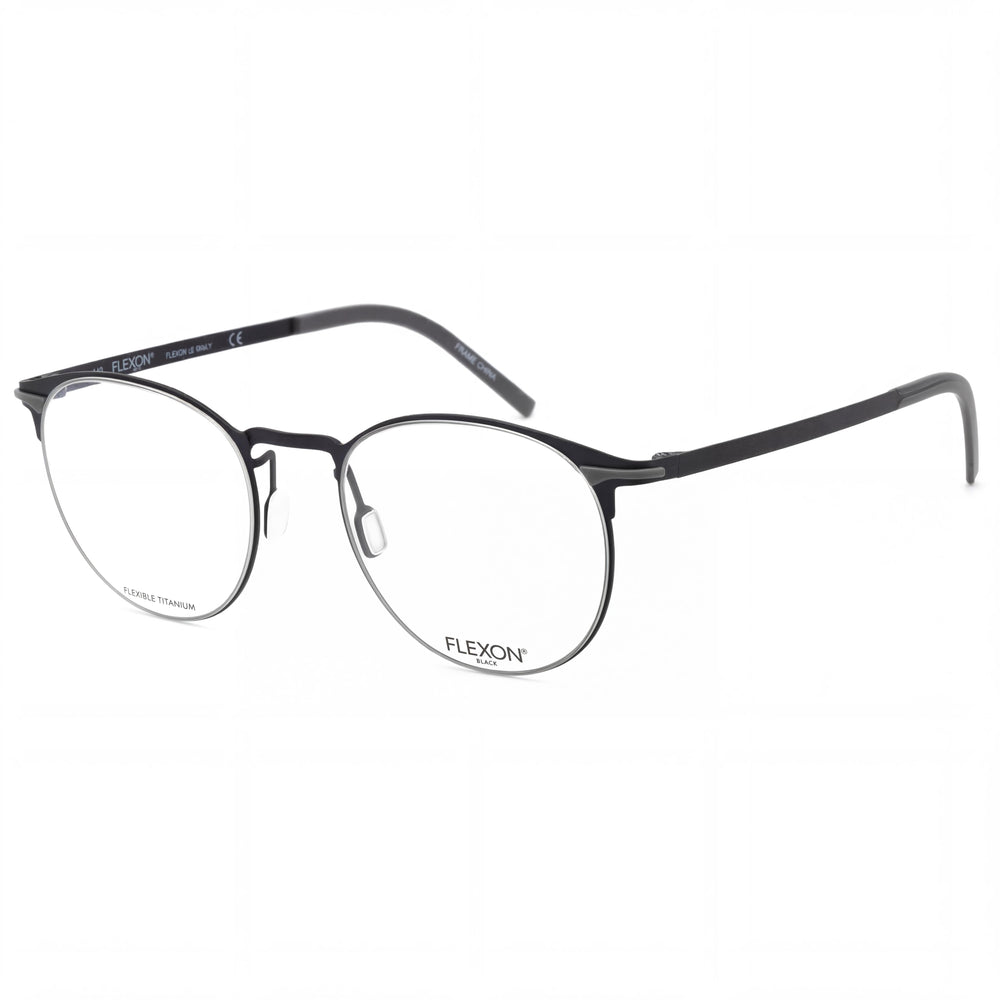 Gafas unisex Flexon B2000 con montura metálica en azul marino (lente de 50 mm, puente de 20 mm, patilla de 145 mm)