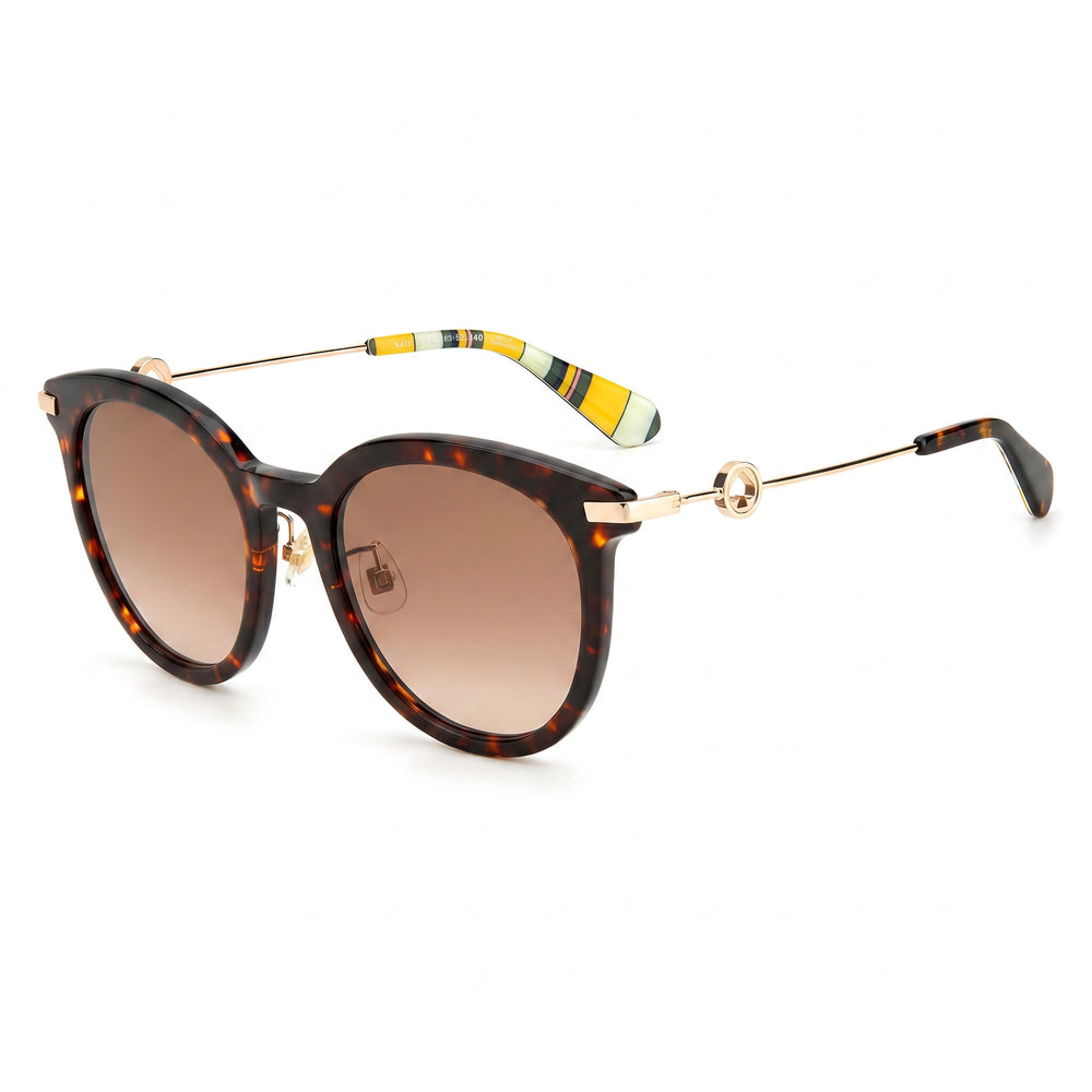 Kate Spade New York Keesey/G/S Women's Havana Plastic Frame Brown Gradient 53mm UV Protection Sunglasses