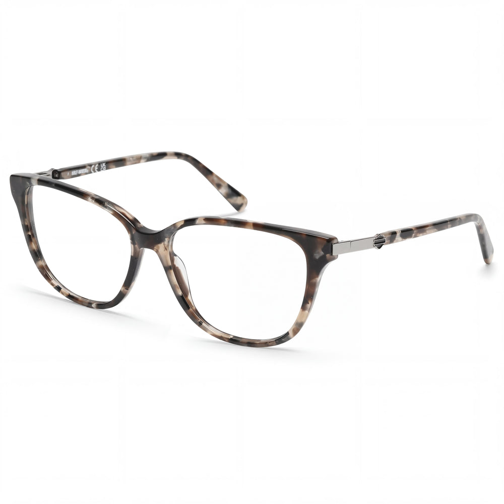Harley-Davidson Hd0577 Unisex Plástico Marrón Claro Lentes Transparentes 55-15-140