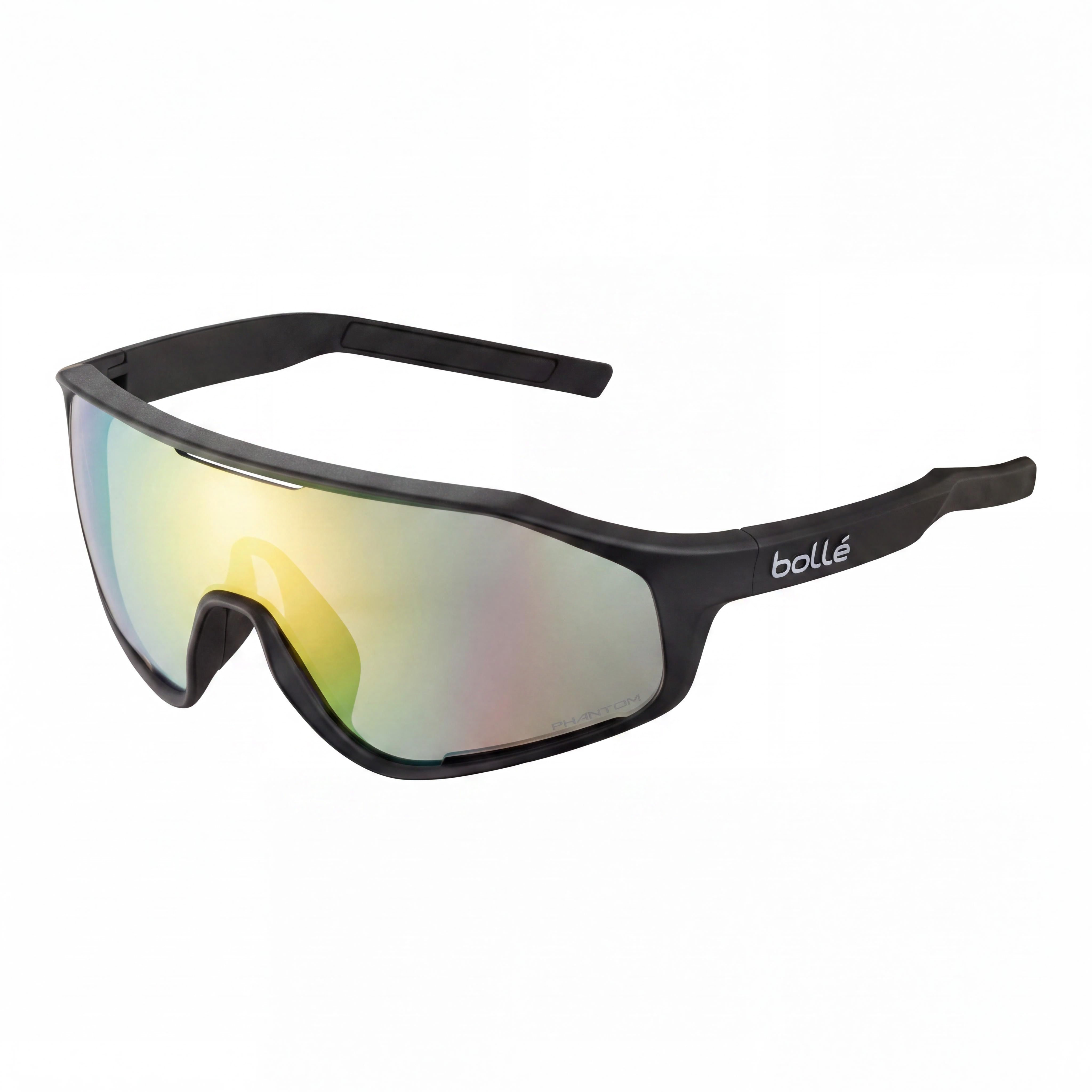 bollé Clint Unisex Sunglasses, Plastic Frame, Clear Photochromic Green Polycarbonate UV Protection Lenses, Adjustable (136mm), Photo 1