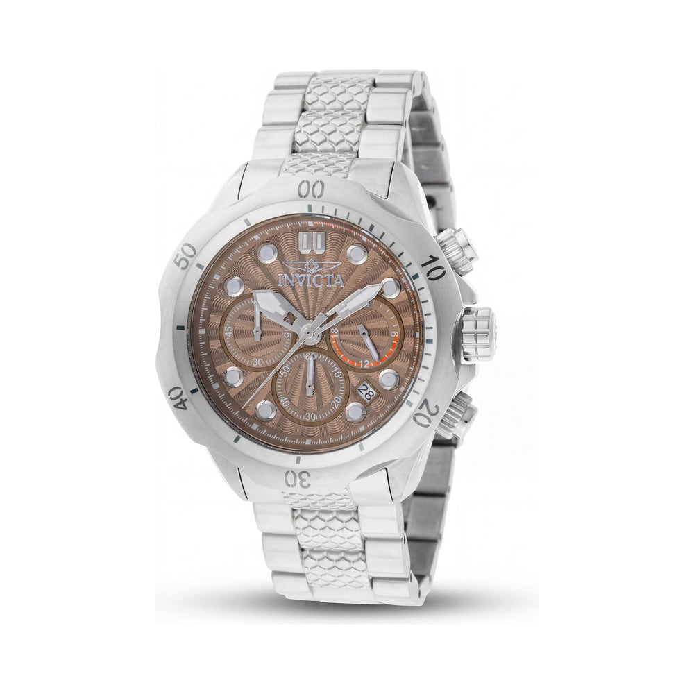 Reloj Invicta Racing 47751 Cronógrafo Unisex de Cuarzo, Acero Inoxidable, Esfera Marrón, 45mm