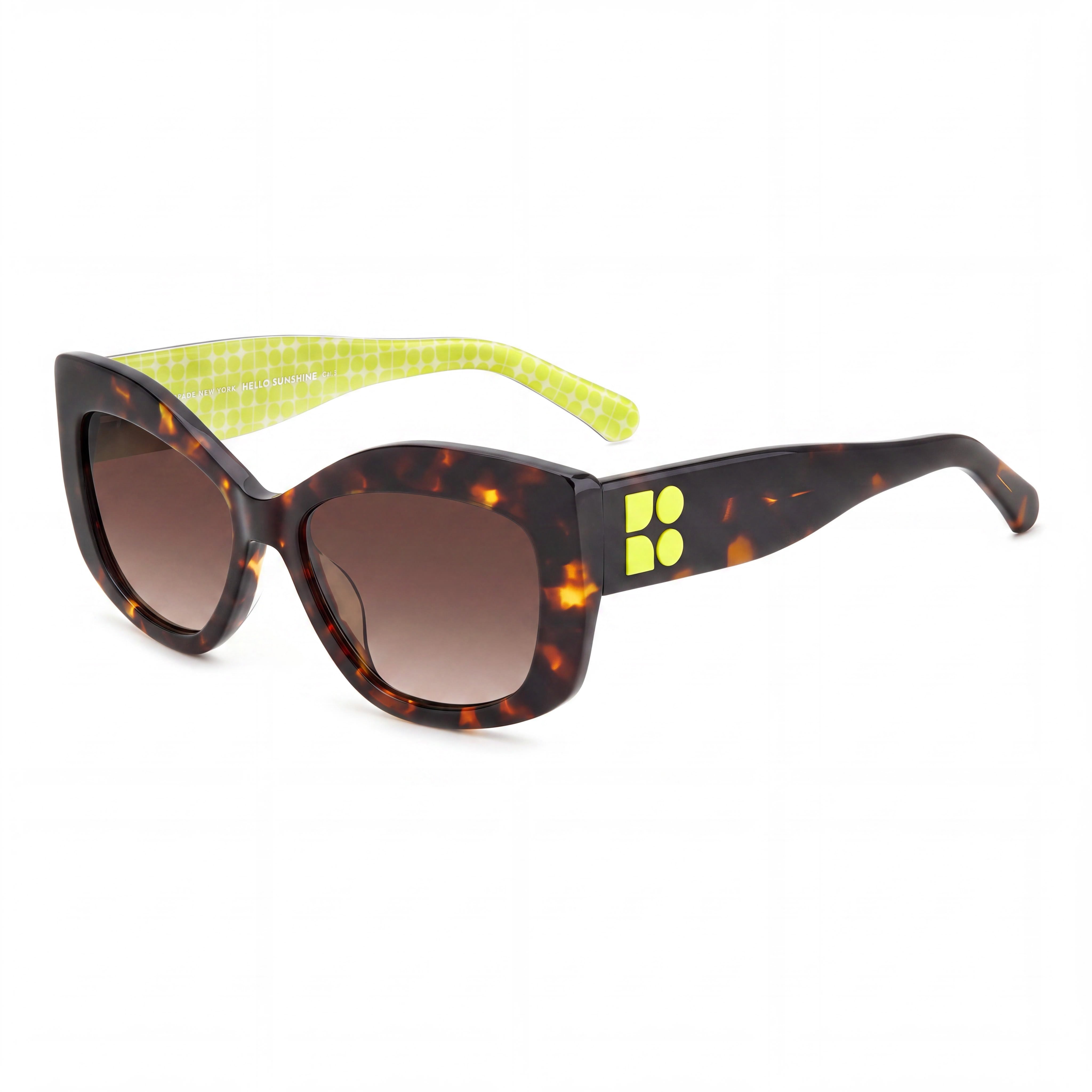 kate spade new york Frida/G/S Women's Havana Ecological Oil Frame Brown Shaded Non-Polarized Sunglasses 54mm, Photo 1