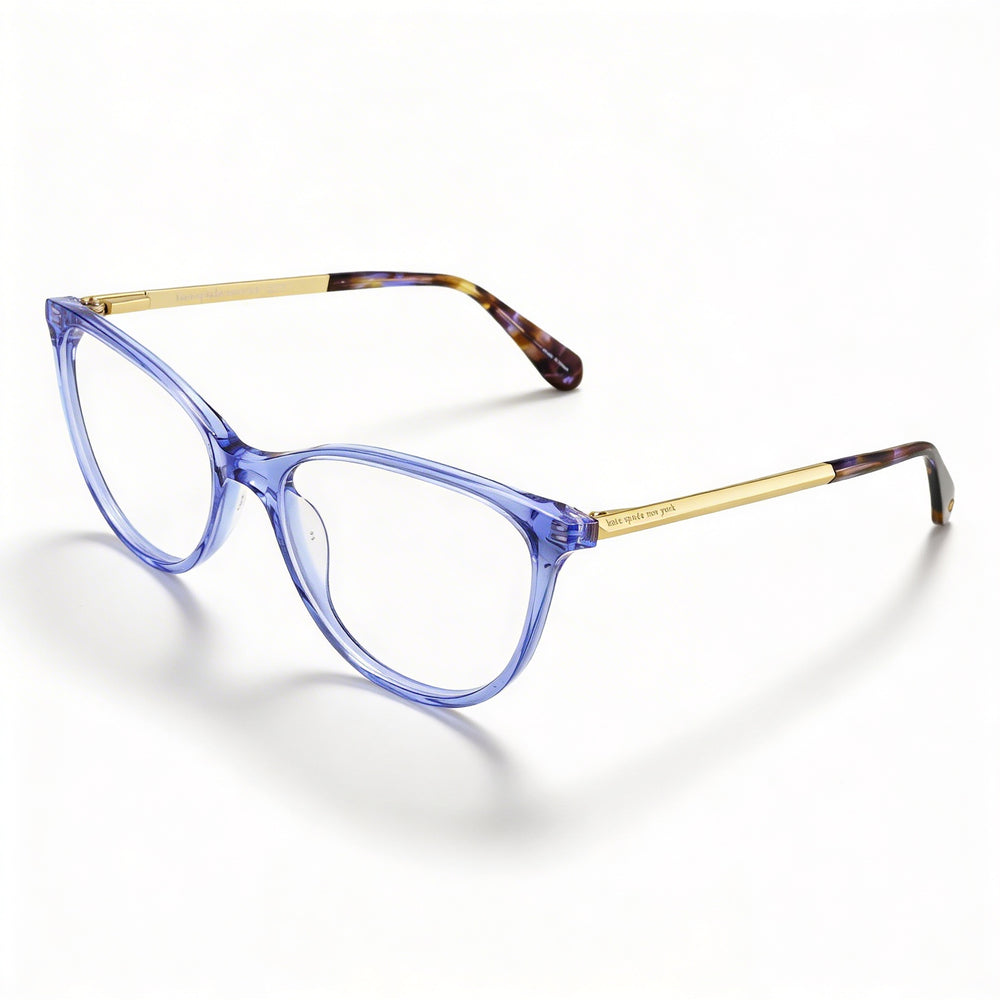Gafas de sol KIMBERLEE para mujer de Kate Spade New York con montura de plástico azul y lentes polarizadas azules de 52 mm