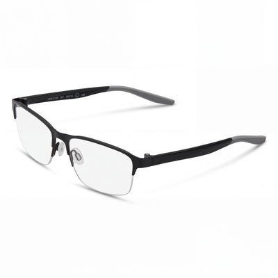 Nike Modern Unisex Metal Frame Satin Black Matte Black with Polycarbonate Satin Black Matte Black 55mm