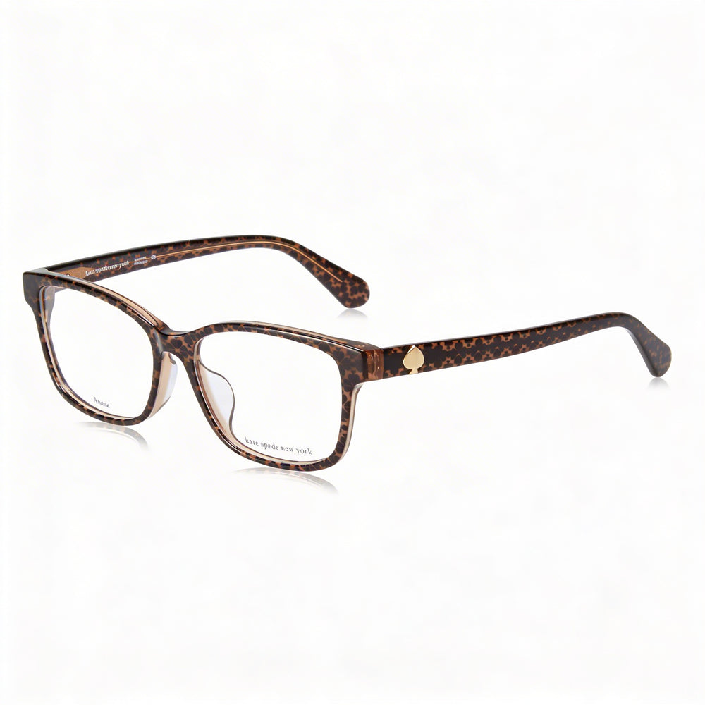 Kate Spade New York KARIANE/F Women's Brown Plastic Rectangular Eyeglasses Frame Lens 53mm Bridge 16mm Temples 145mm