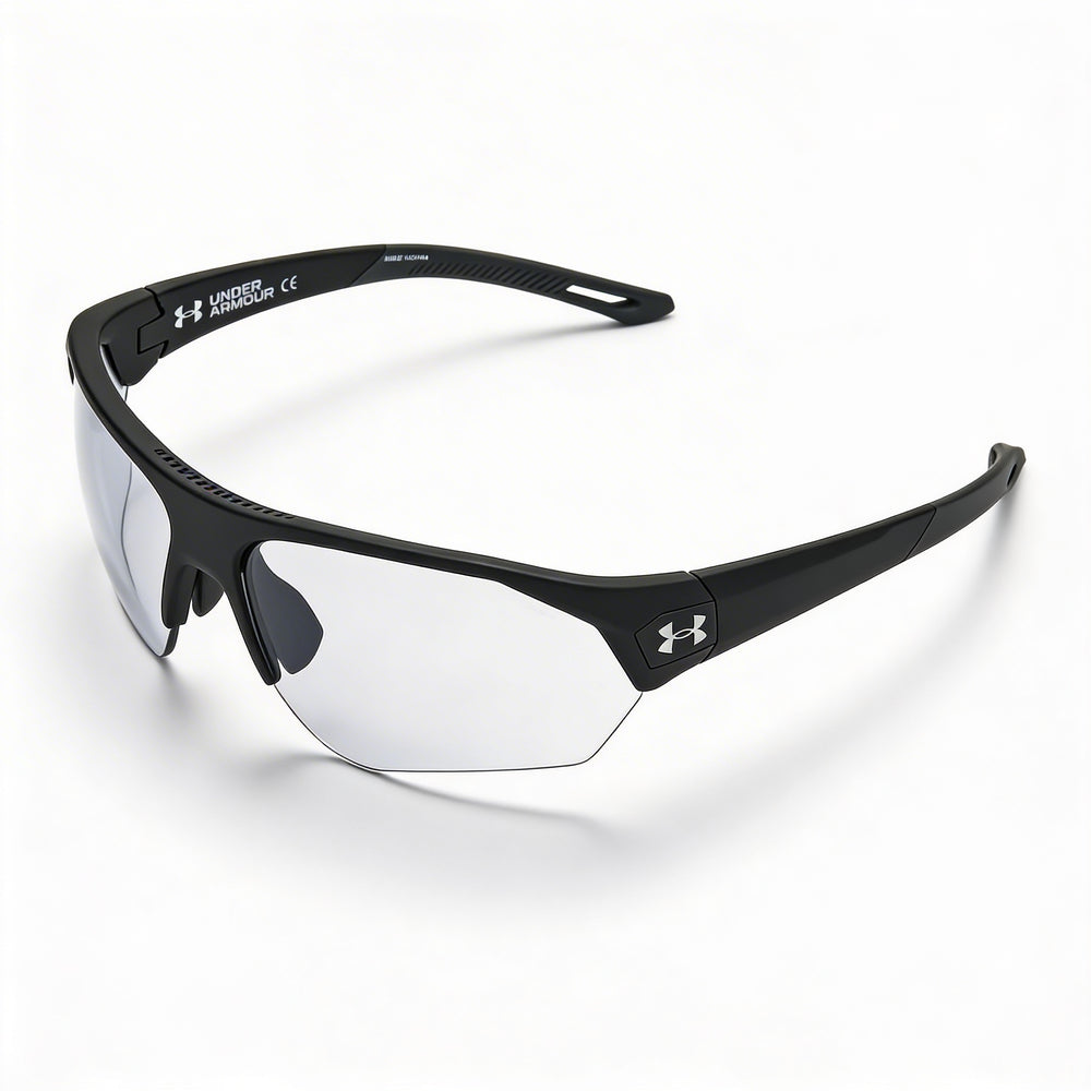 Under Armour Ua Playmaker Unisex Black Gray Plastic Frame Gray Lens UV Protected Sunglasses 72mm