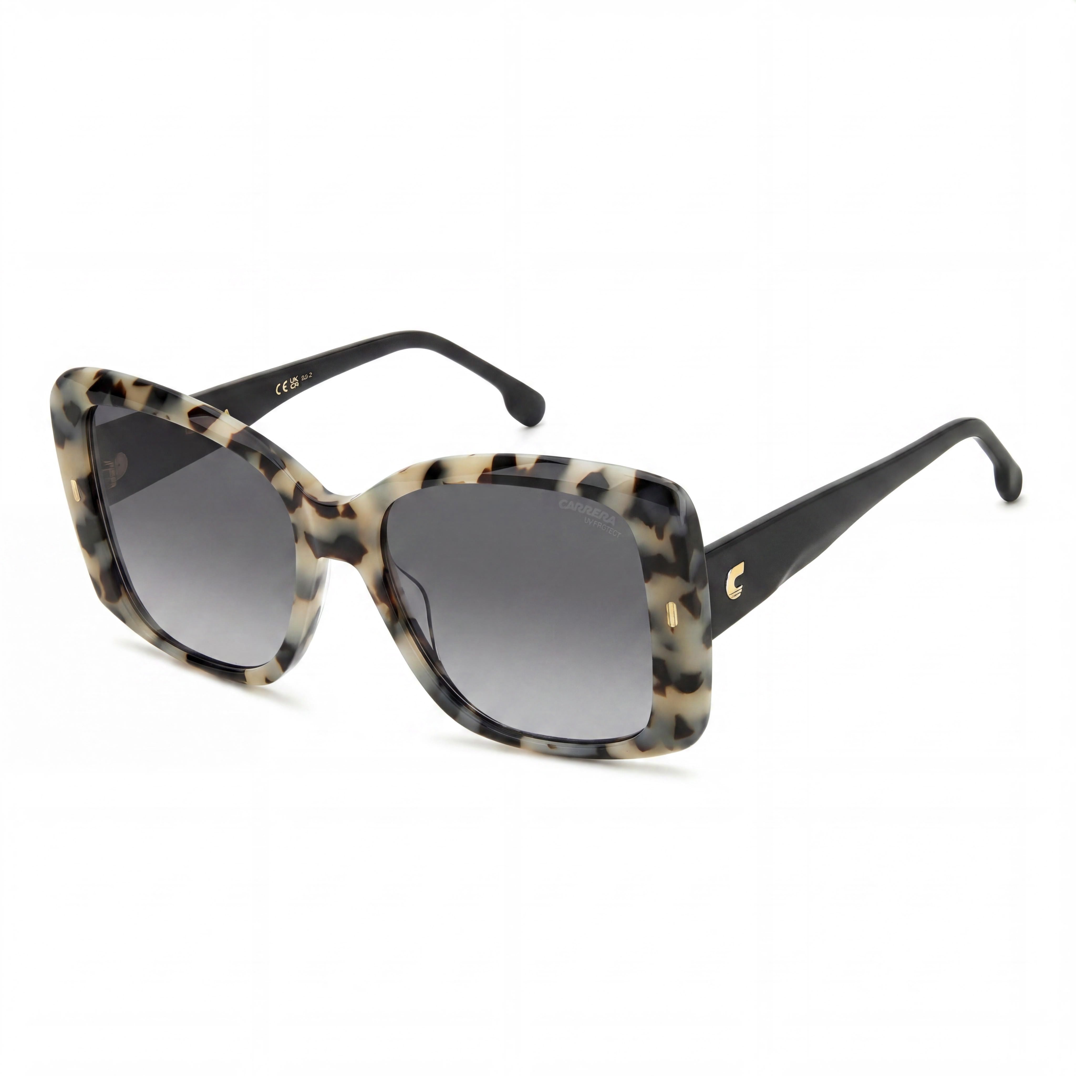 Carrera 3030/S Women's White Havana Polycarbonate Non-Polarized 100% UV Protection Sunglasses 56mm, Photo 1